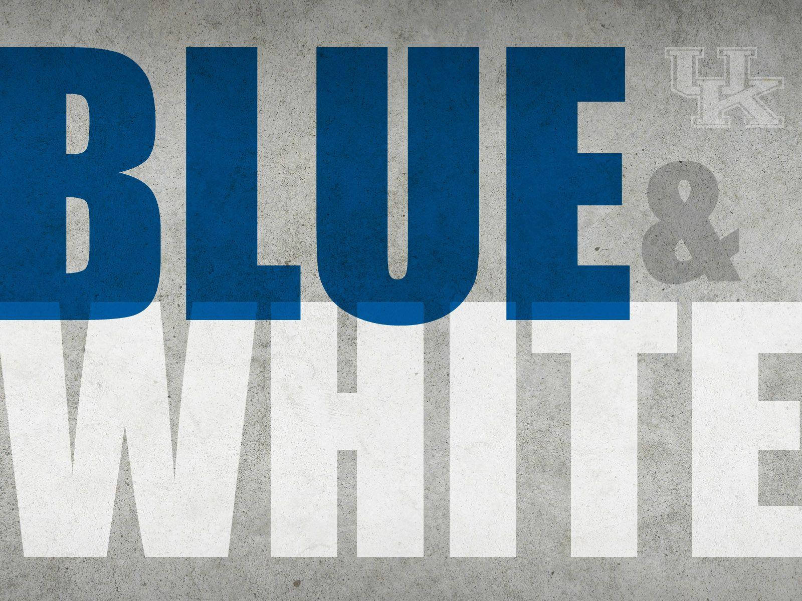 blue and white kentucky, text, blue & white, HD Desktop Wallpaper