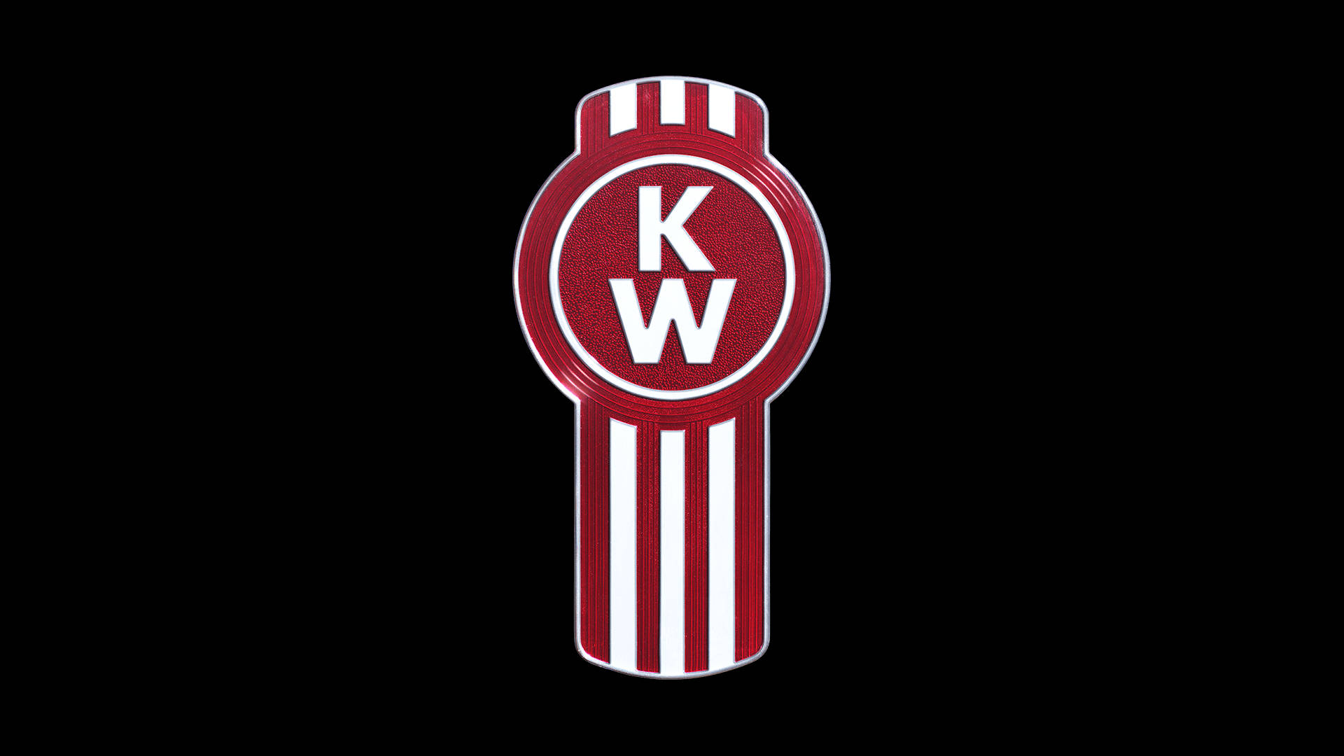 Kenworth, red logo, vertical stripes, Full HD Desktop Wallpaper
