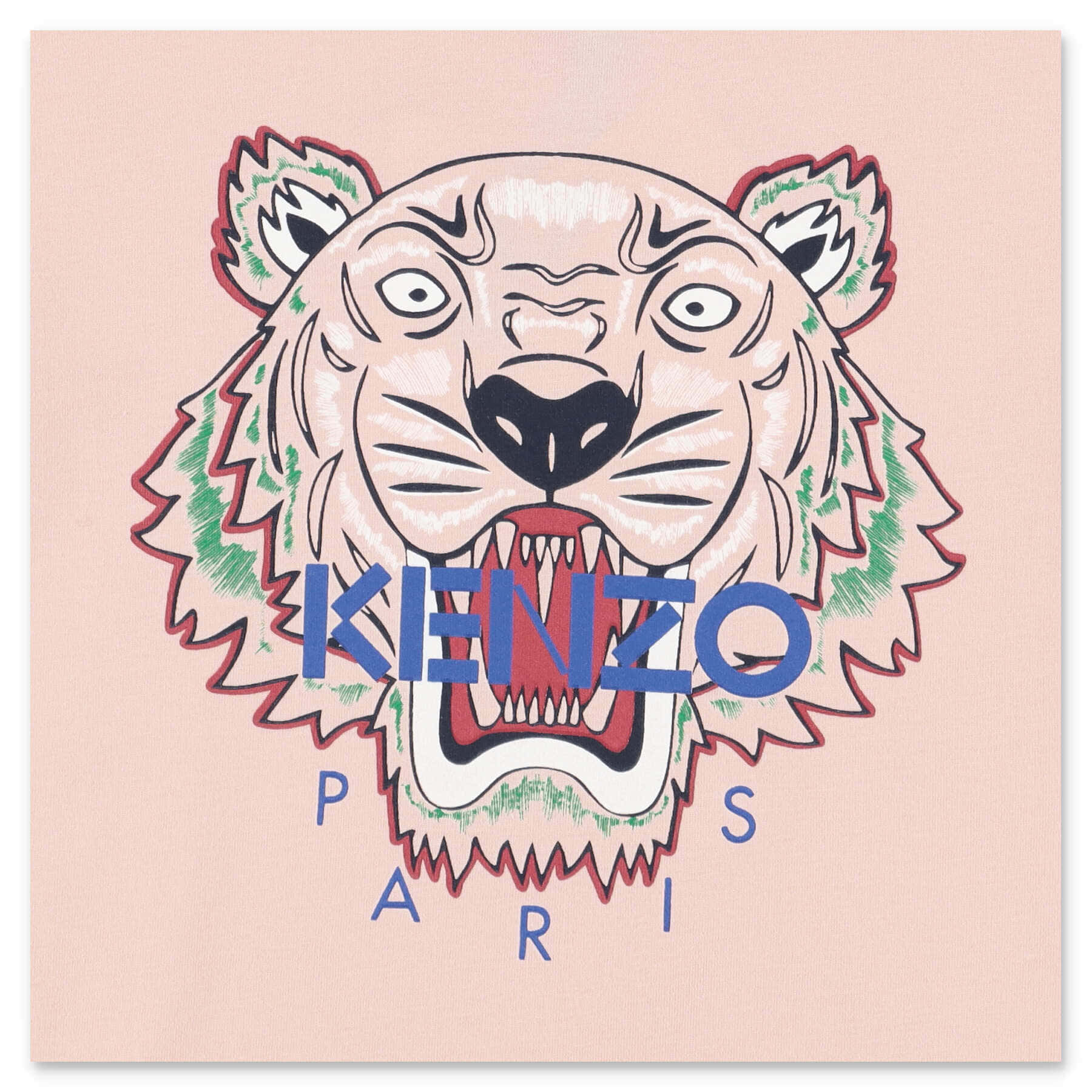 Kenzo, tiger head logo, green accents, HD Desktop Wallpaper