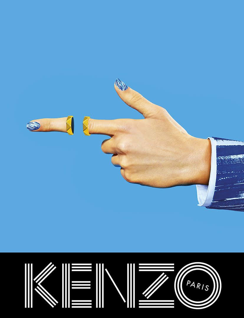 Kenzo, Spring Summer 2014, blue suit, SD Phone Wallpaper