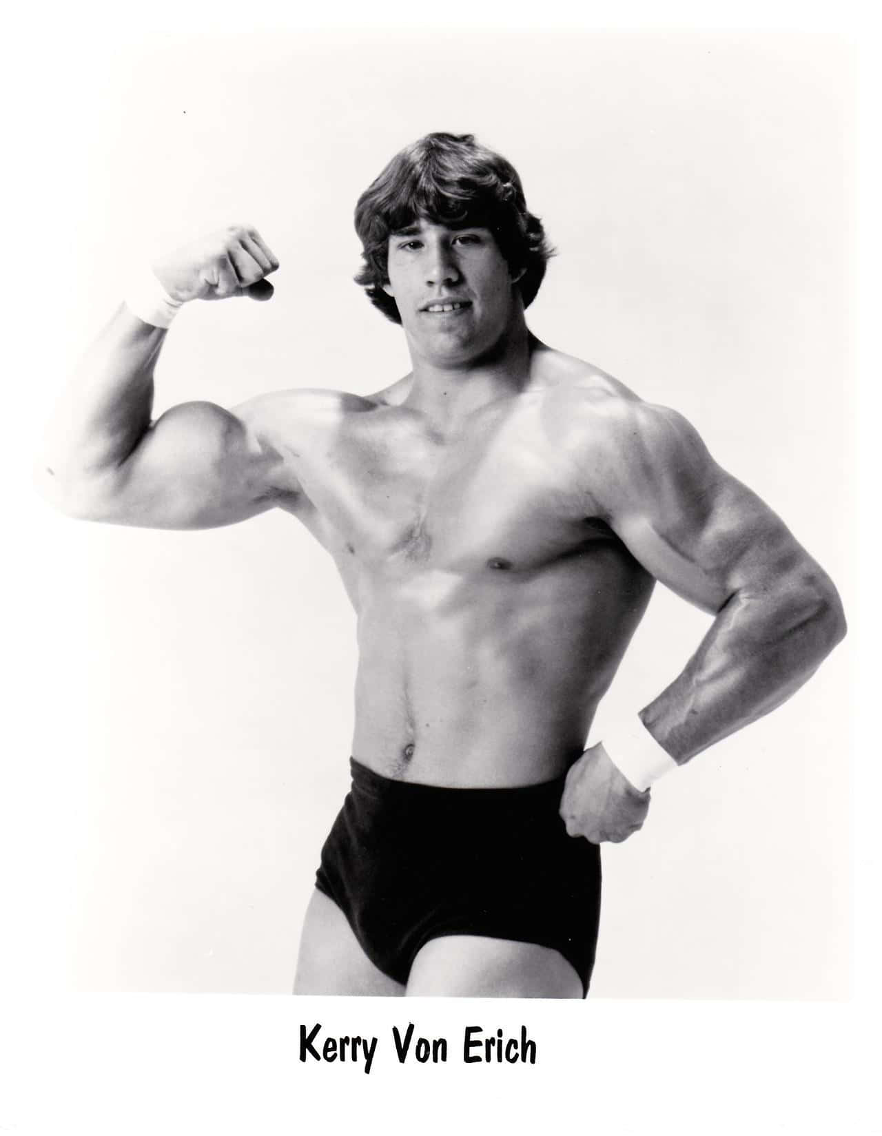 Kerry Von Erich, wrestler, flexing his biceps, HD Phone Wallpaper