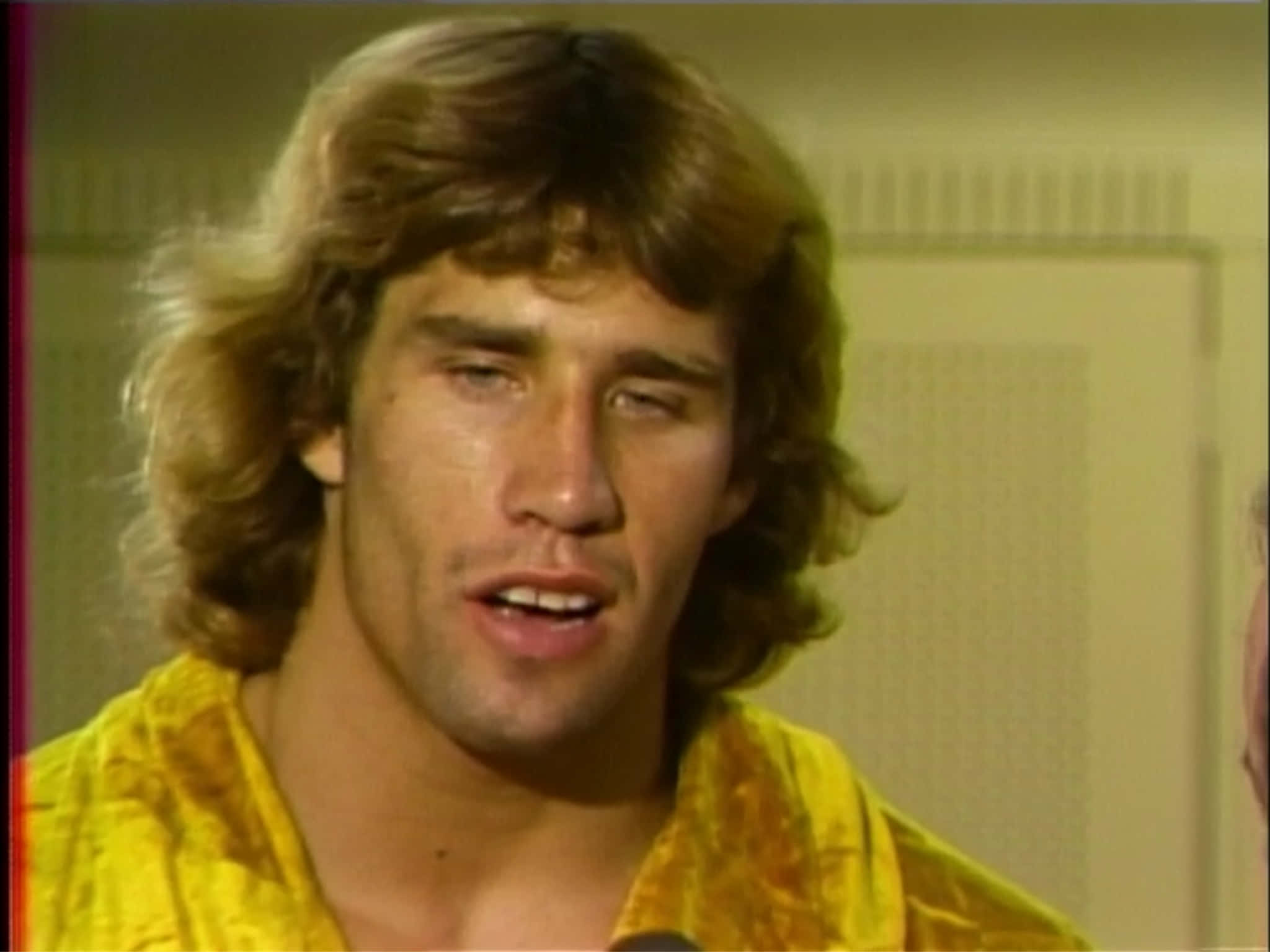 Kerry Von Erich, wrestler, voluminous blonde hair, Full HD Desktop Wallpaper