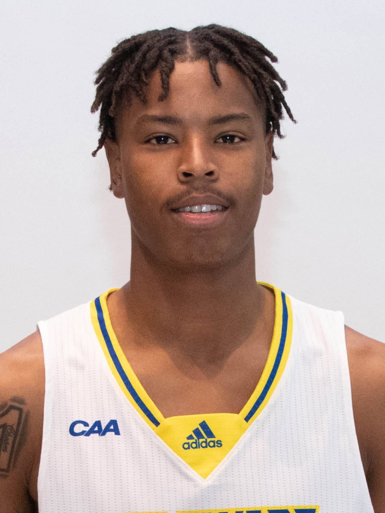 Kevin Anderson, dreadlocks, white yellow and blue adidas jersey, HD Phone Wallpaper