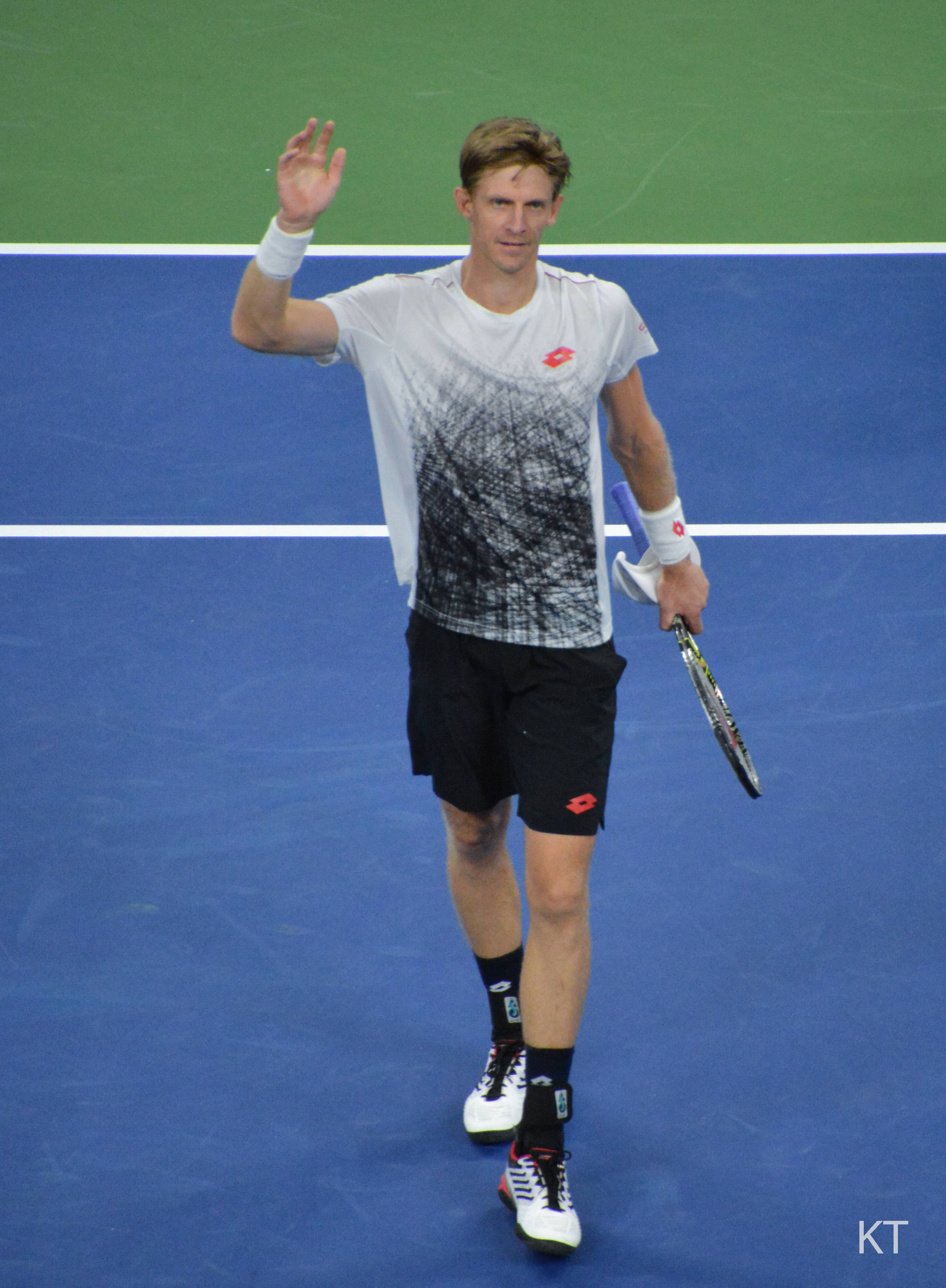 Kevin Anderson, tennis player, racket, 2K Phone Wallpaper