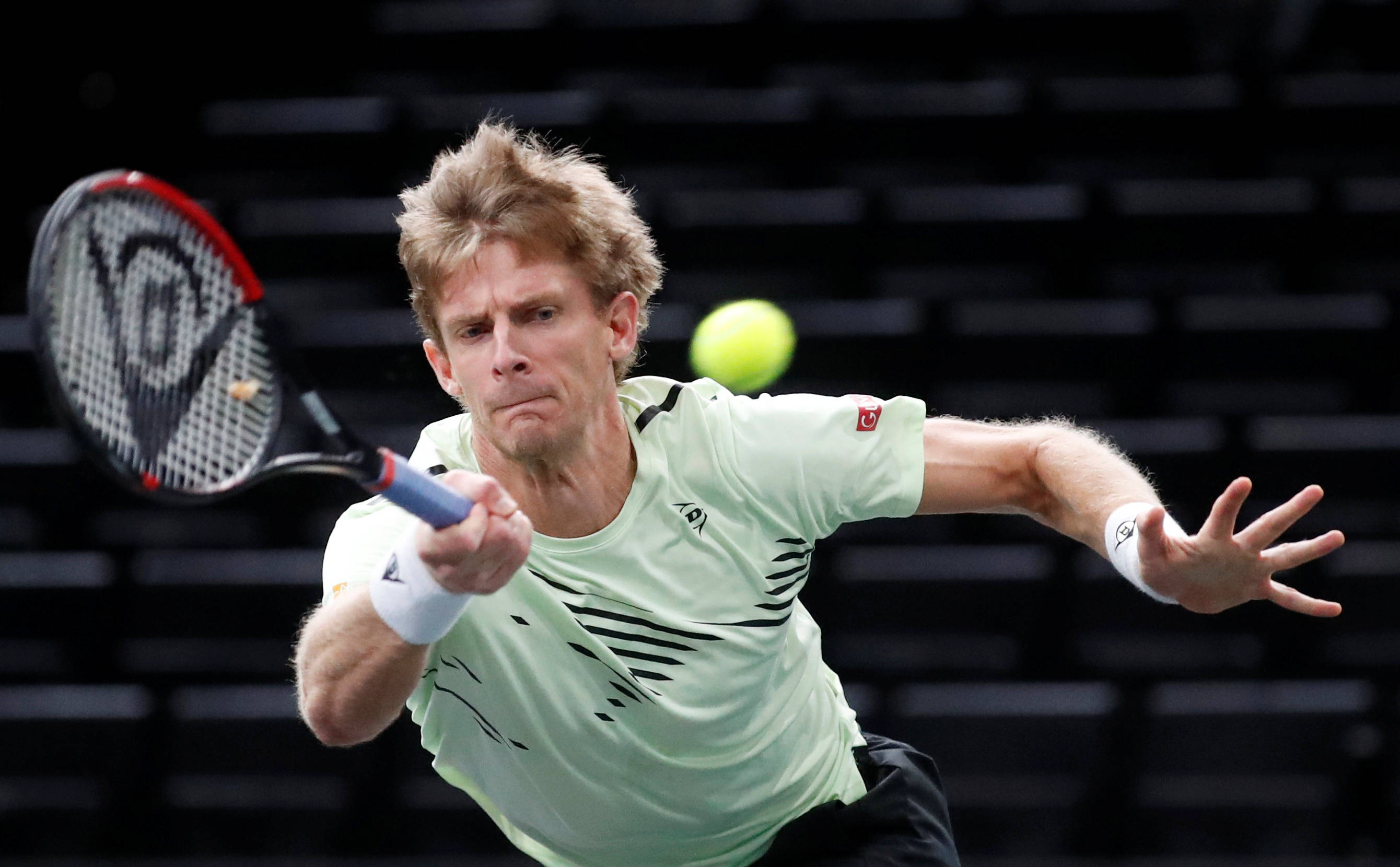 Kevin Anderson, tennis player, racket, 2K Desktop Wallpaper