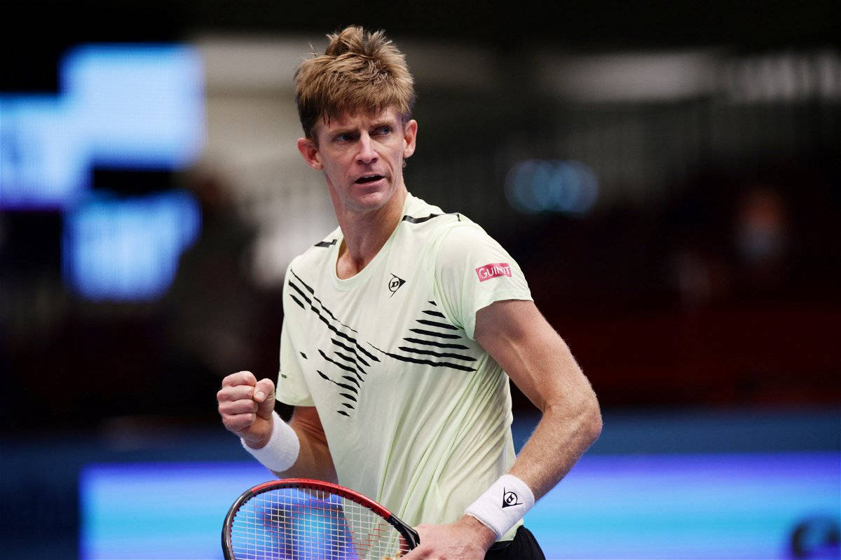 Kevin Anderson, fist pump, male tennis player, SD Desktop Wallpaper