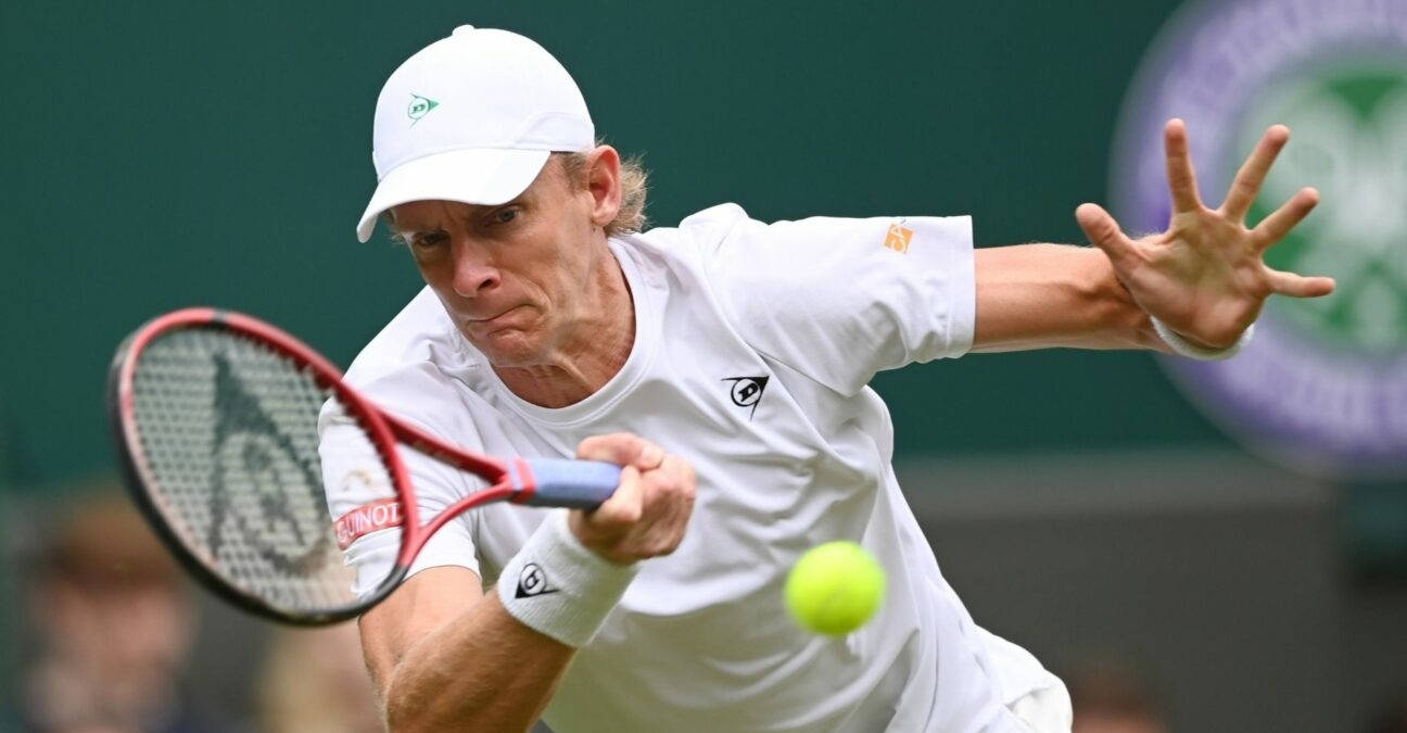 Kevin Anderson, tennis tournament, white gear, HD Desktop Wallpaper