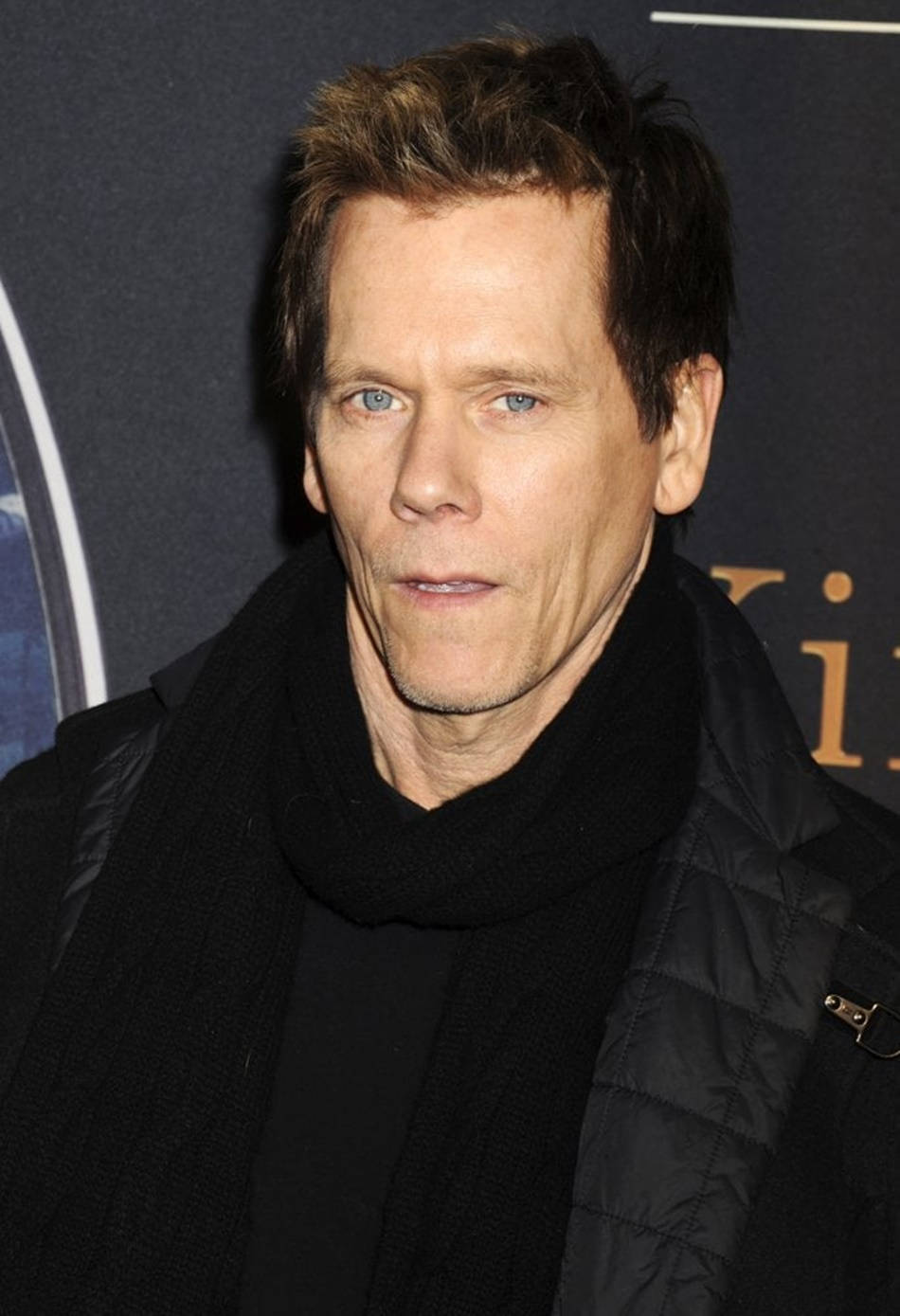 Kevin Bacon, black jacket, quilted jacket, HD Phone Wallpaper