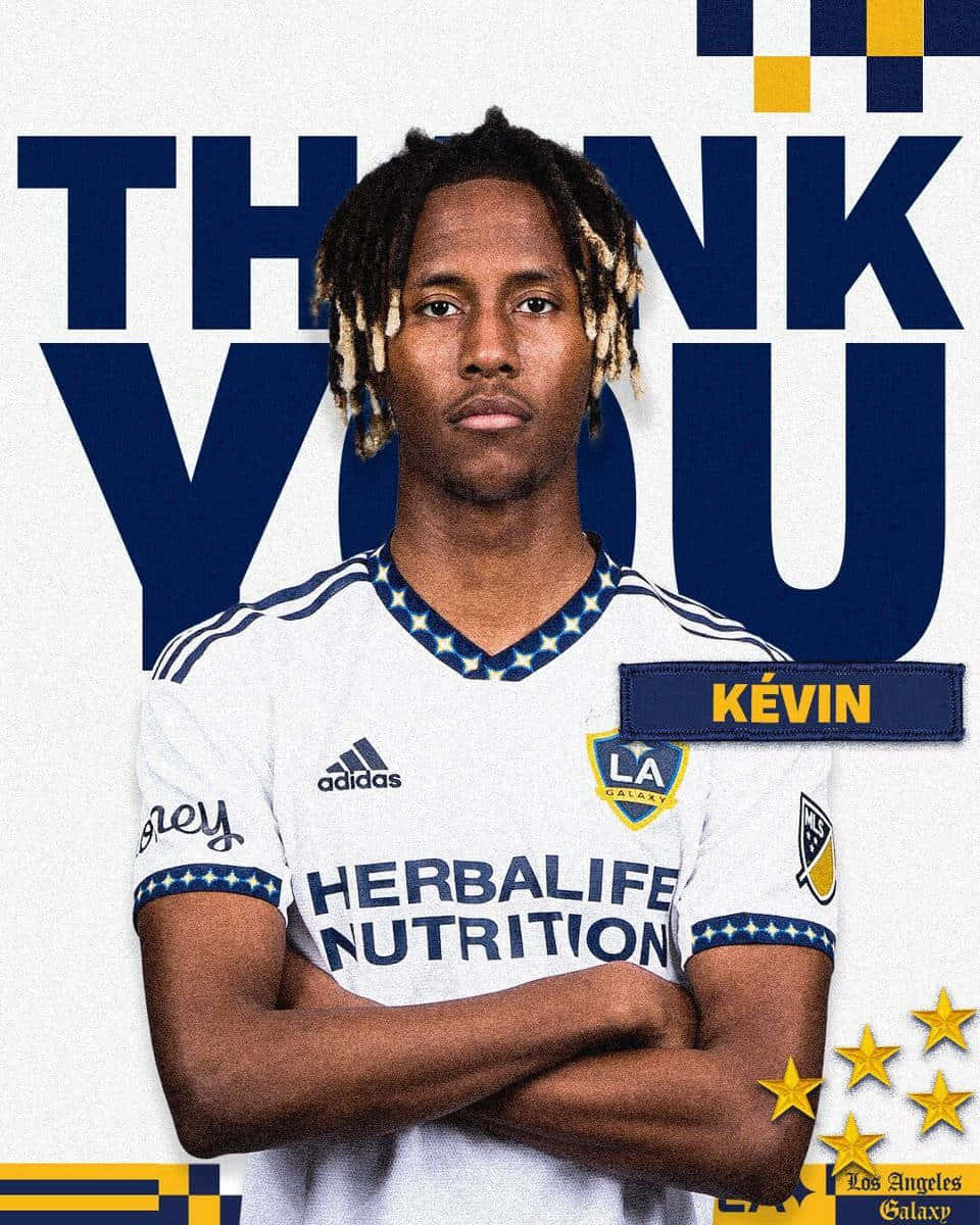 Kevin Cabral, LA Galaxy, white LA Galaxy jersey, SD Phone Wallpaper