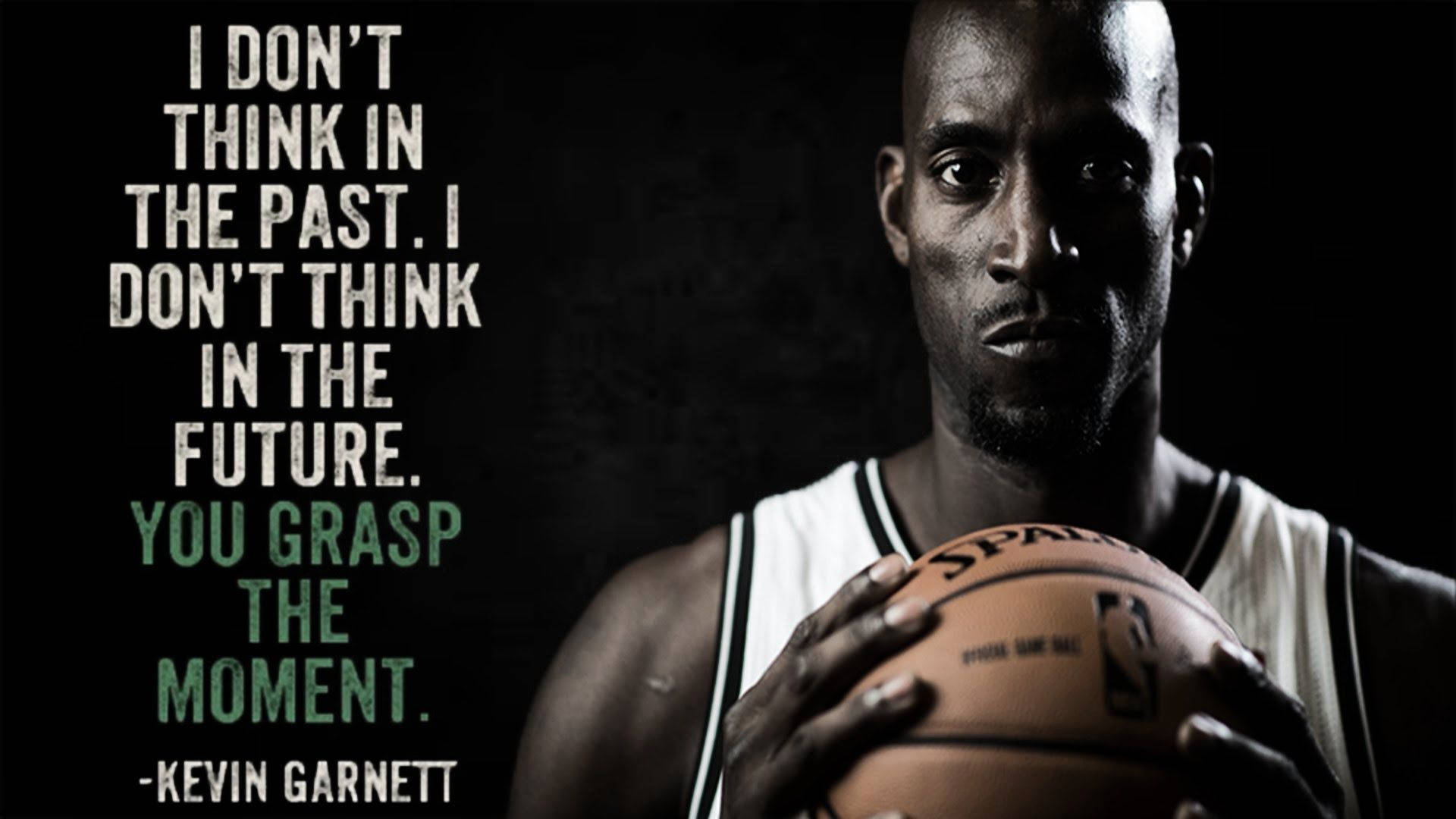 Kevin Garnett, black and white portrait, basketball, Full HD Desktop Wallpaper