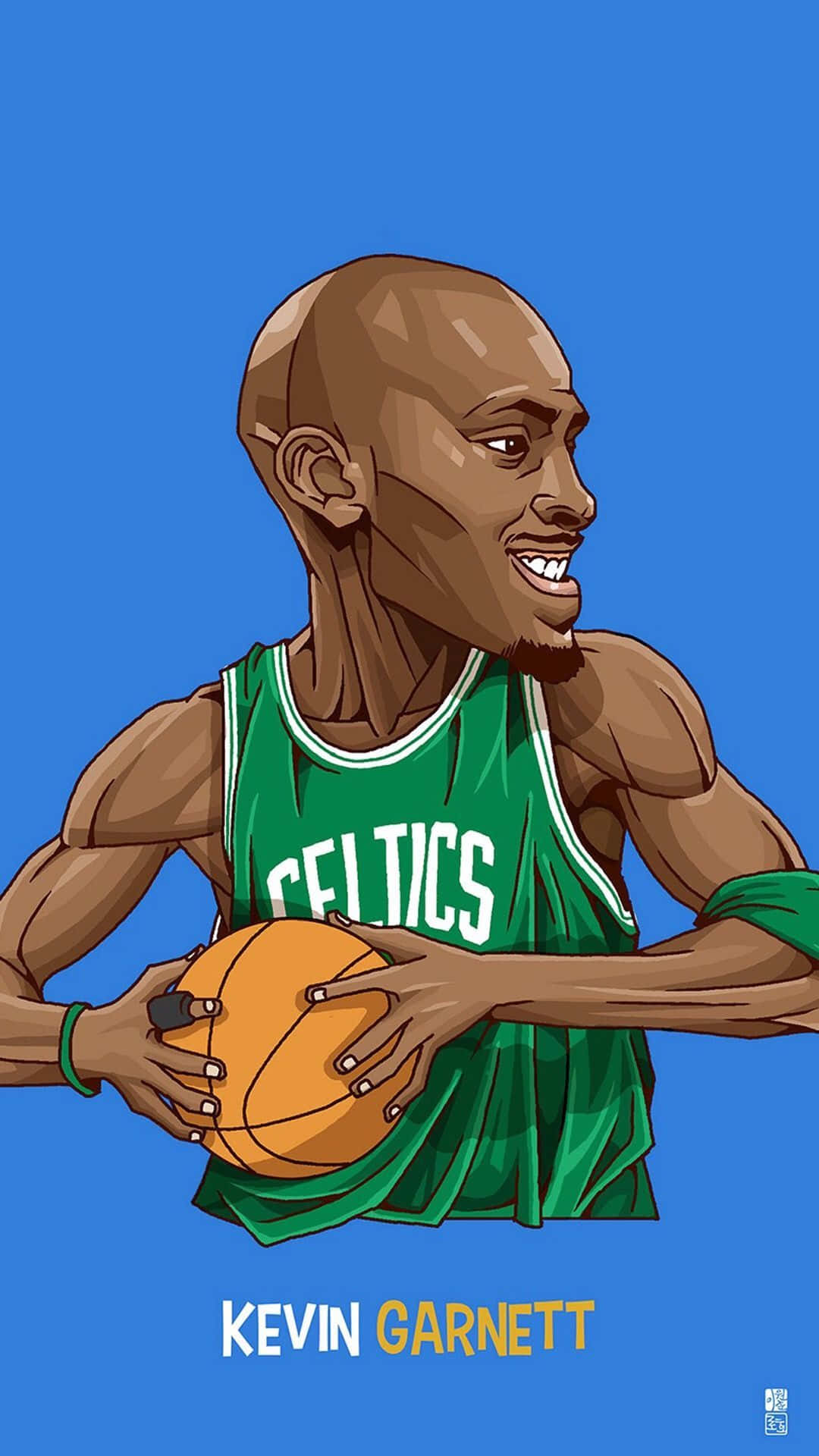 Kevin Garnett, green Celtics jersey, basketball, Full HD Phone Wallpaper