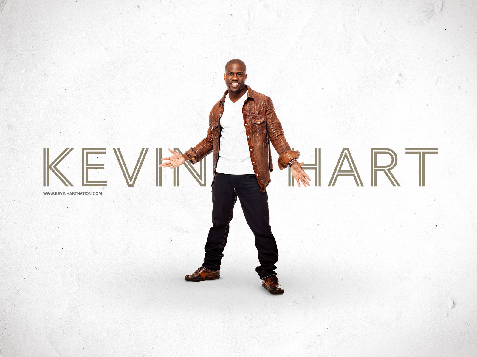 Kevin Hart, American Comedian, brown leather jacket, HD Desktop Wallpaper
