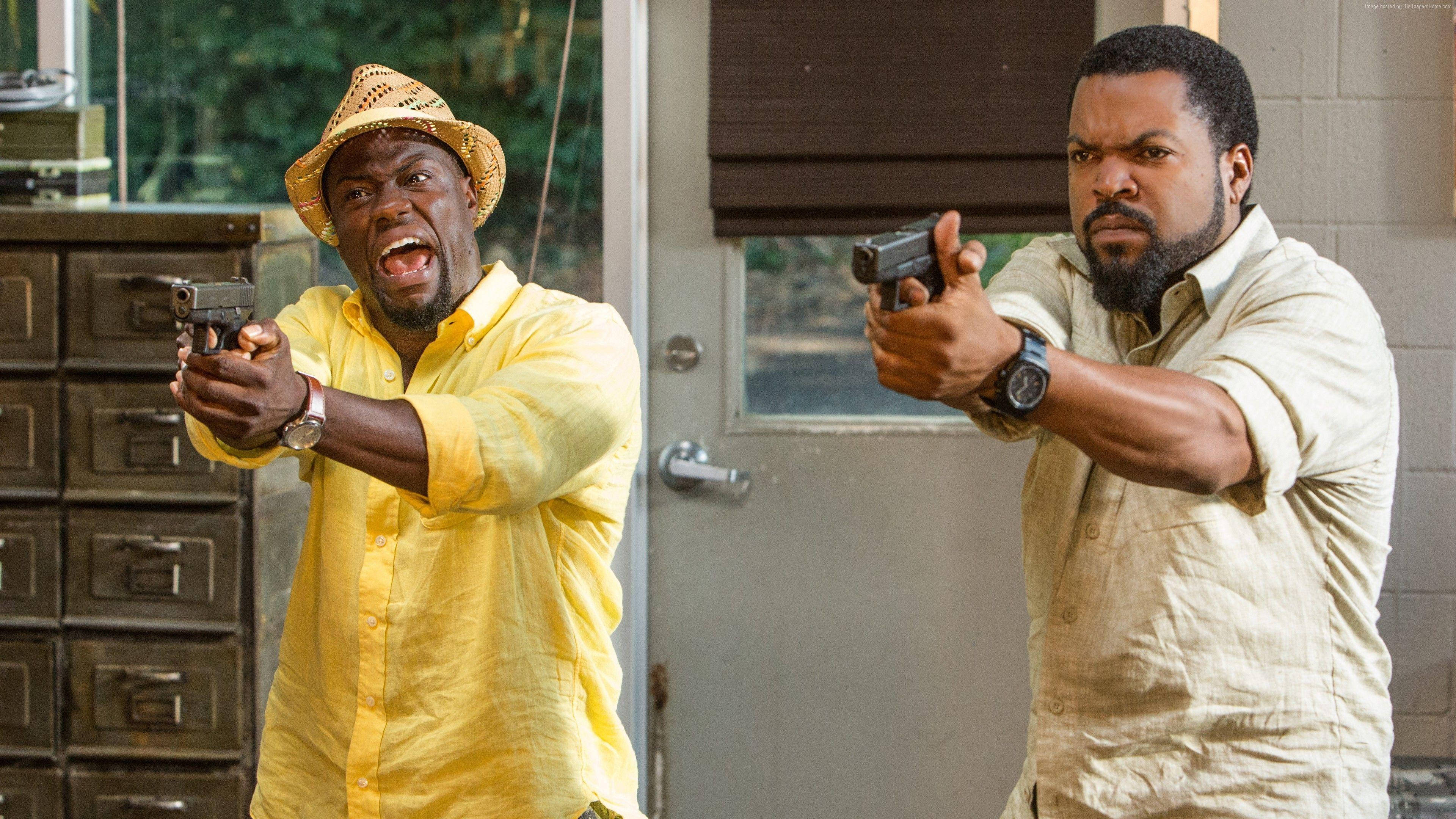 Kevin Hart, gun, bright shirts, 4K Desktop Wallpaper