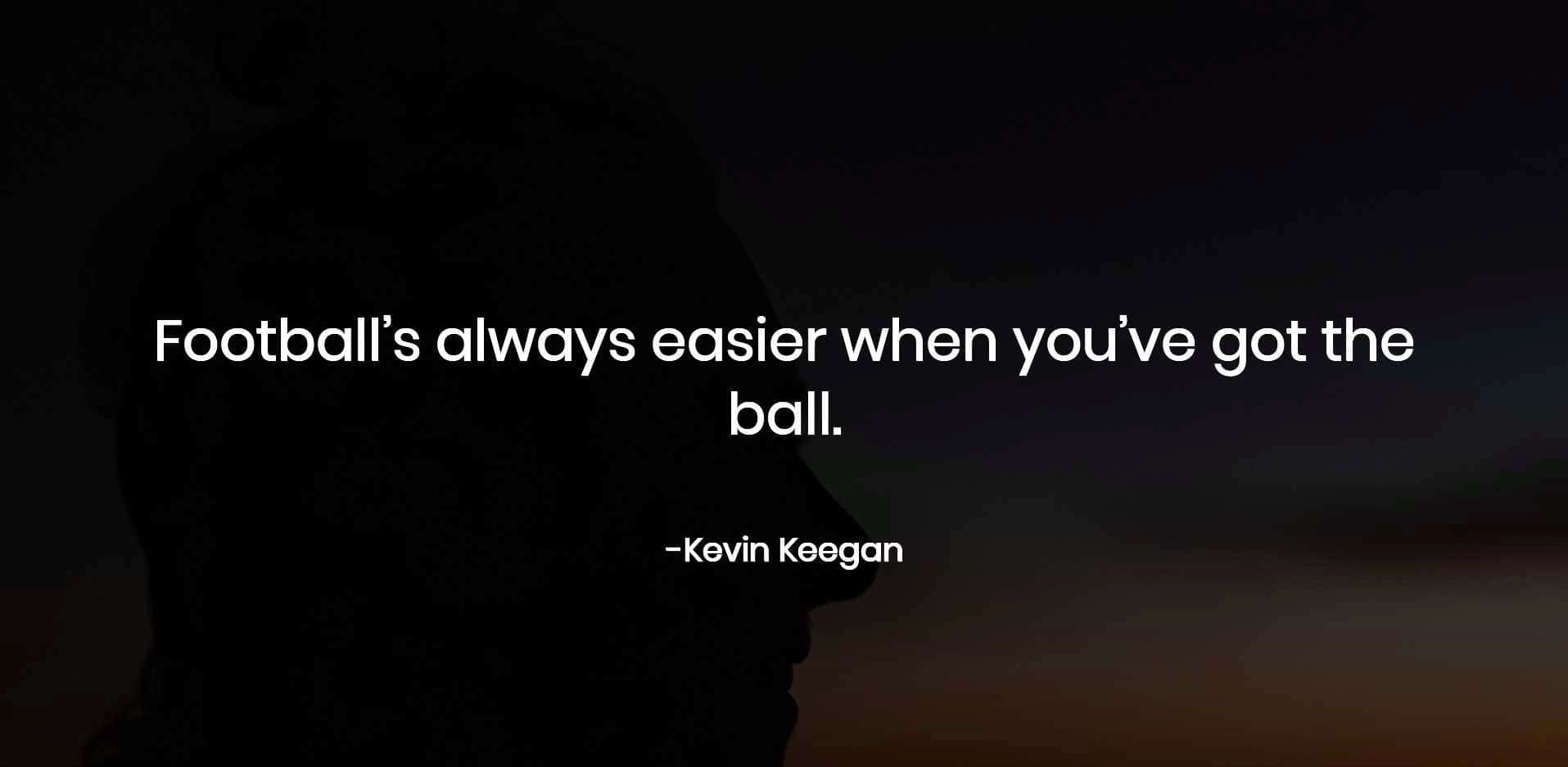 Kevin Keegan, football player, silhouette, HD Desktop Wallpaper
