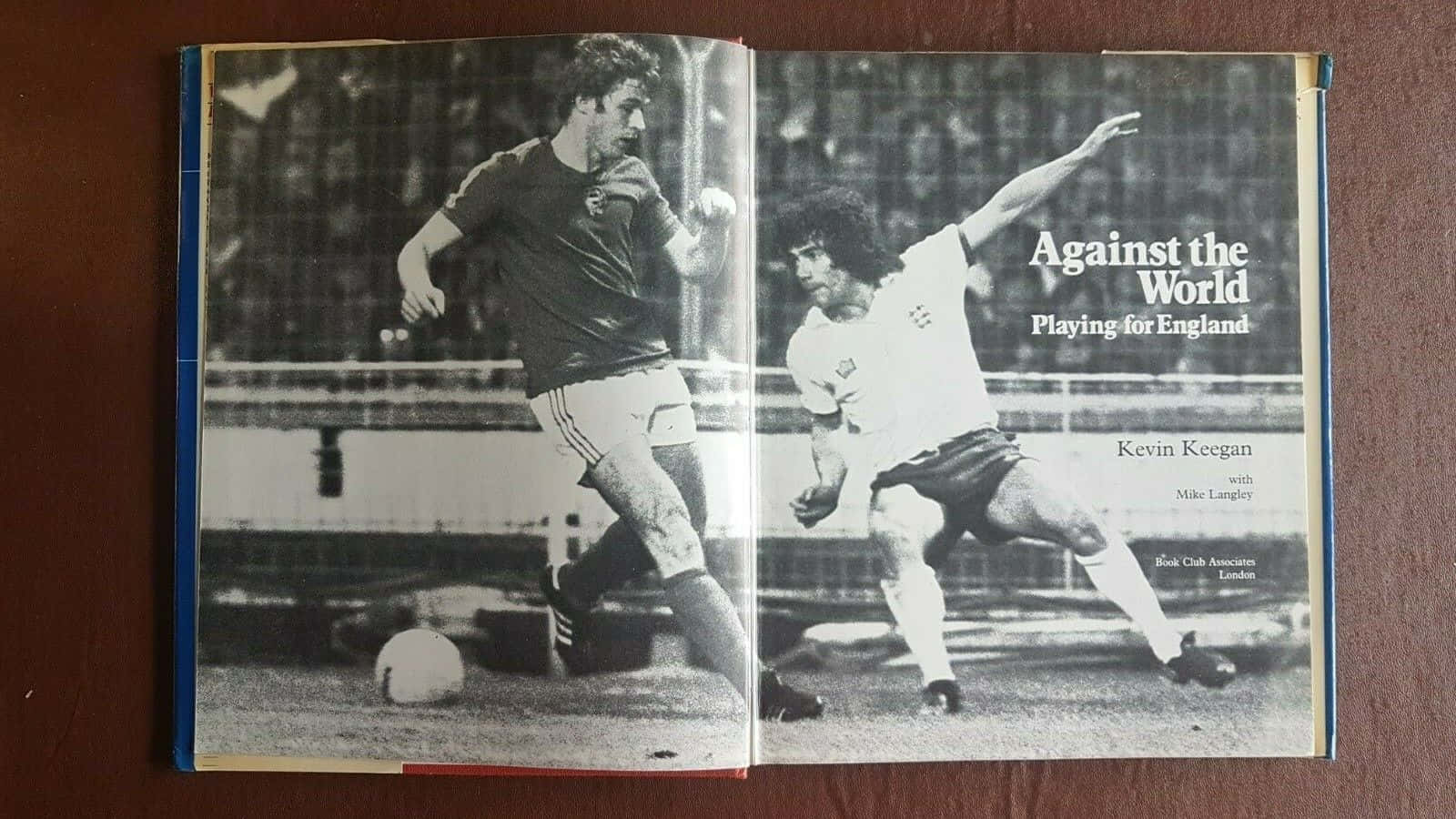 Kevin Keegan, football player, book page, HD Desktop Wallpaper