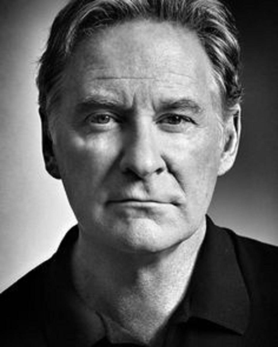 Kevin Kline, black and white portrait, middle-aged man, SD Phone Wallpaper