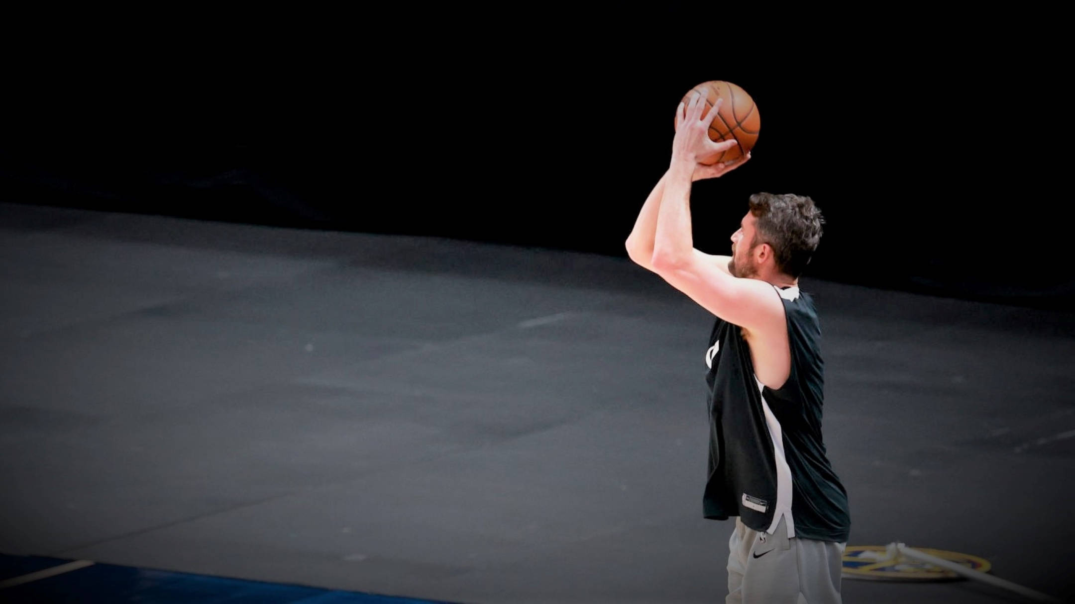 Kevin Love, black jersey, basketball player, Full HD Desktop Wallpaper