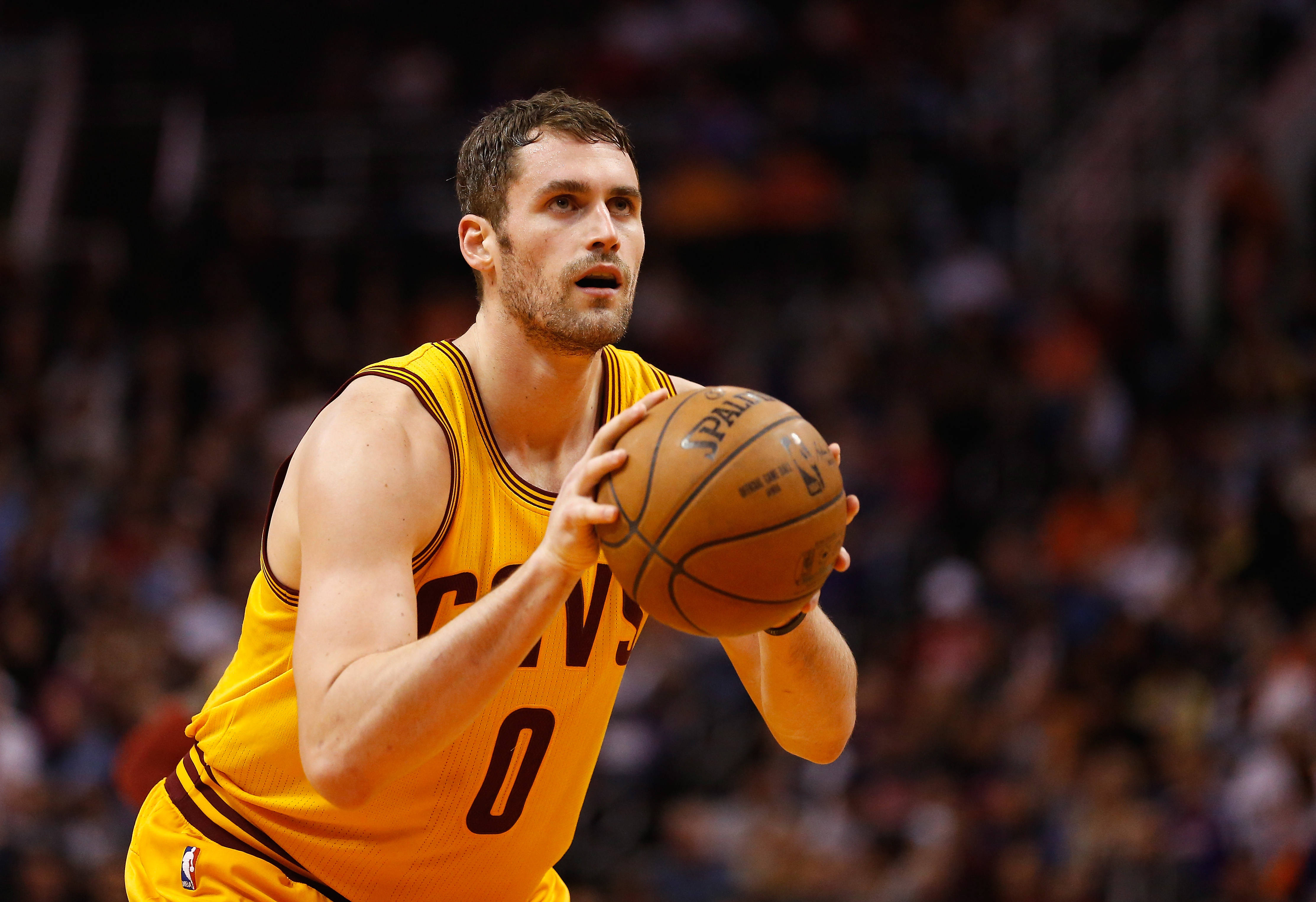 Kevin Love, yellow jersey, basketball player, 4K Desktop Wallpaper