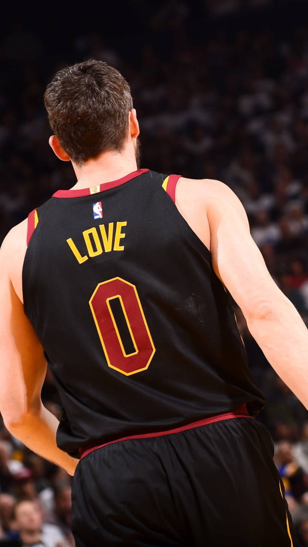 Kevin Love, Player 0, black jersey, Full HD Phone Wallpaper