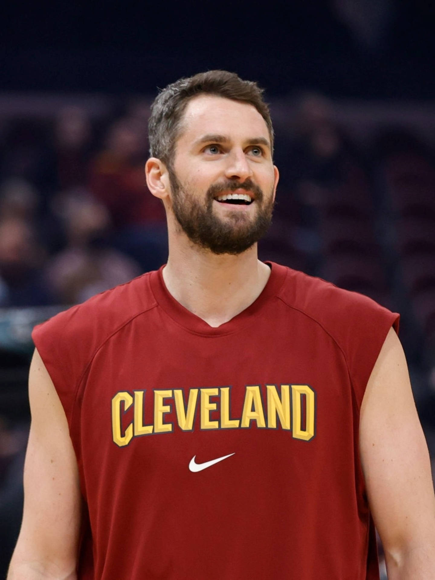 Kevin Love, 2022 NBA, red Cleveland practice jersey, Full HD Phone Wallpaper