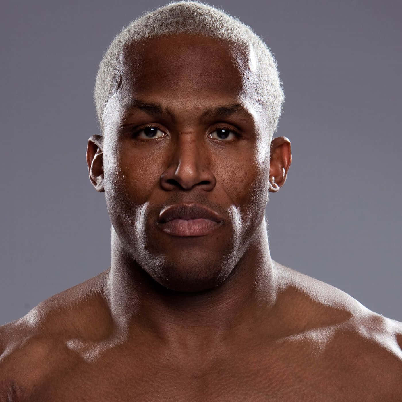 Kevin Randleman, gray background, muscular man, HD Desktop Wallpaper