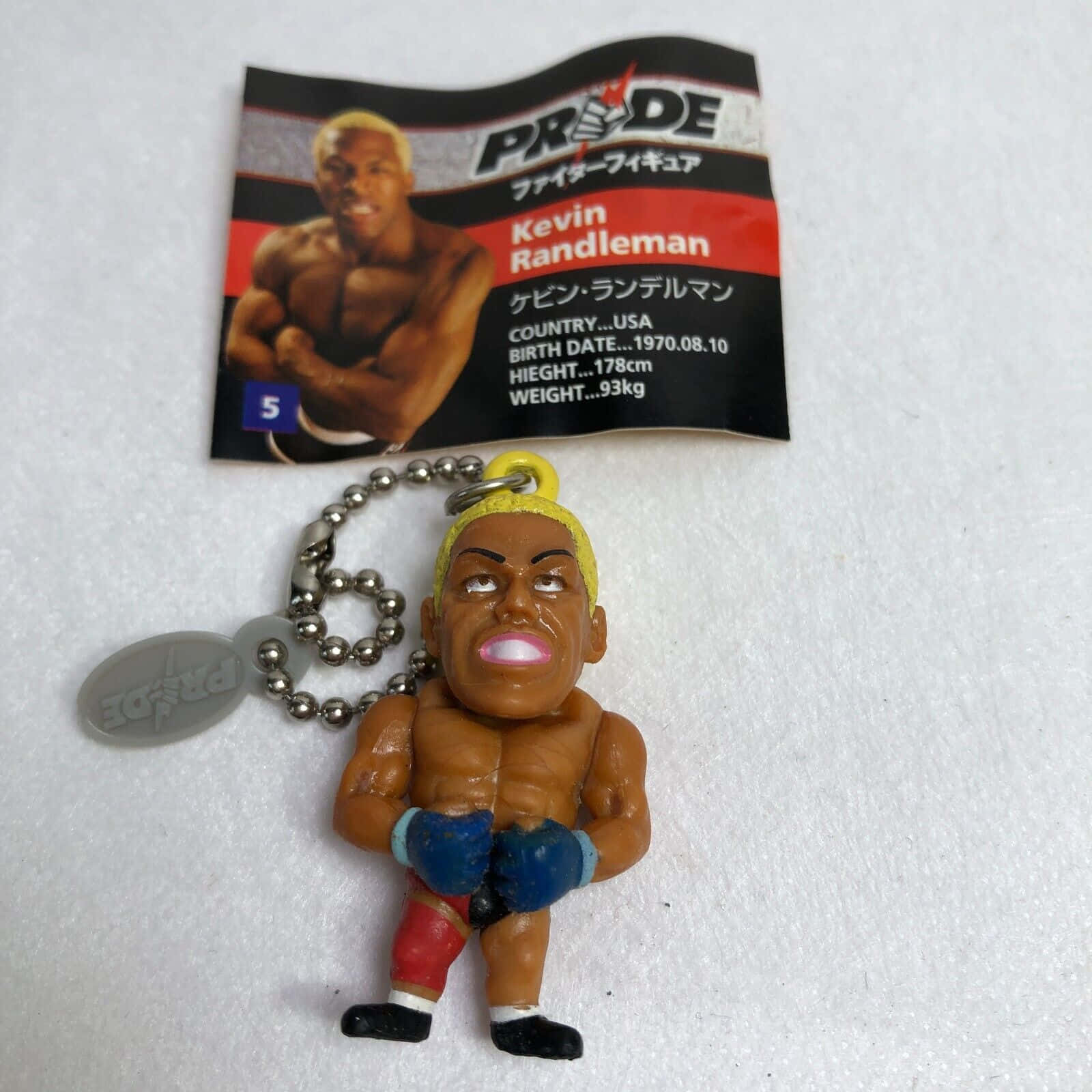 Kevin Randleman, plastic figurine, ball chain, HD Desktop Wallpaper