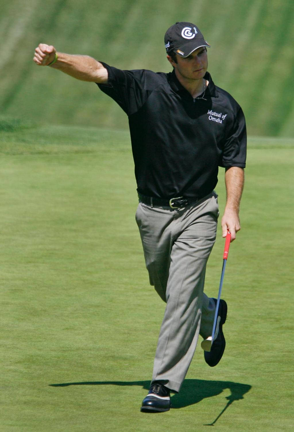 Kevin Streelman, fist pump, black shirt, HD Phone Wallpaper