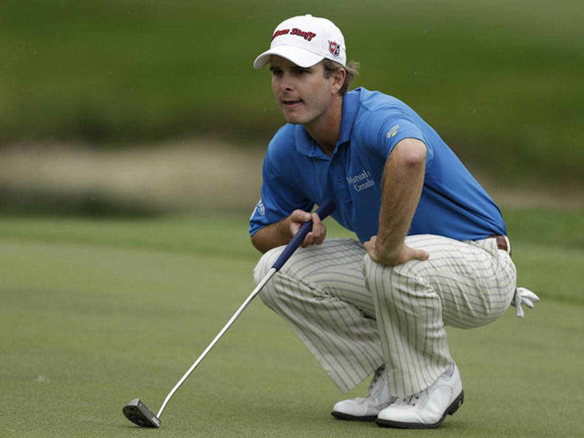 Kevin Streelman, putter, lush green fairway, SD Desktop Wallpaper
