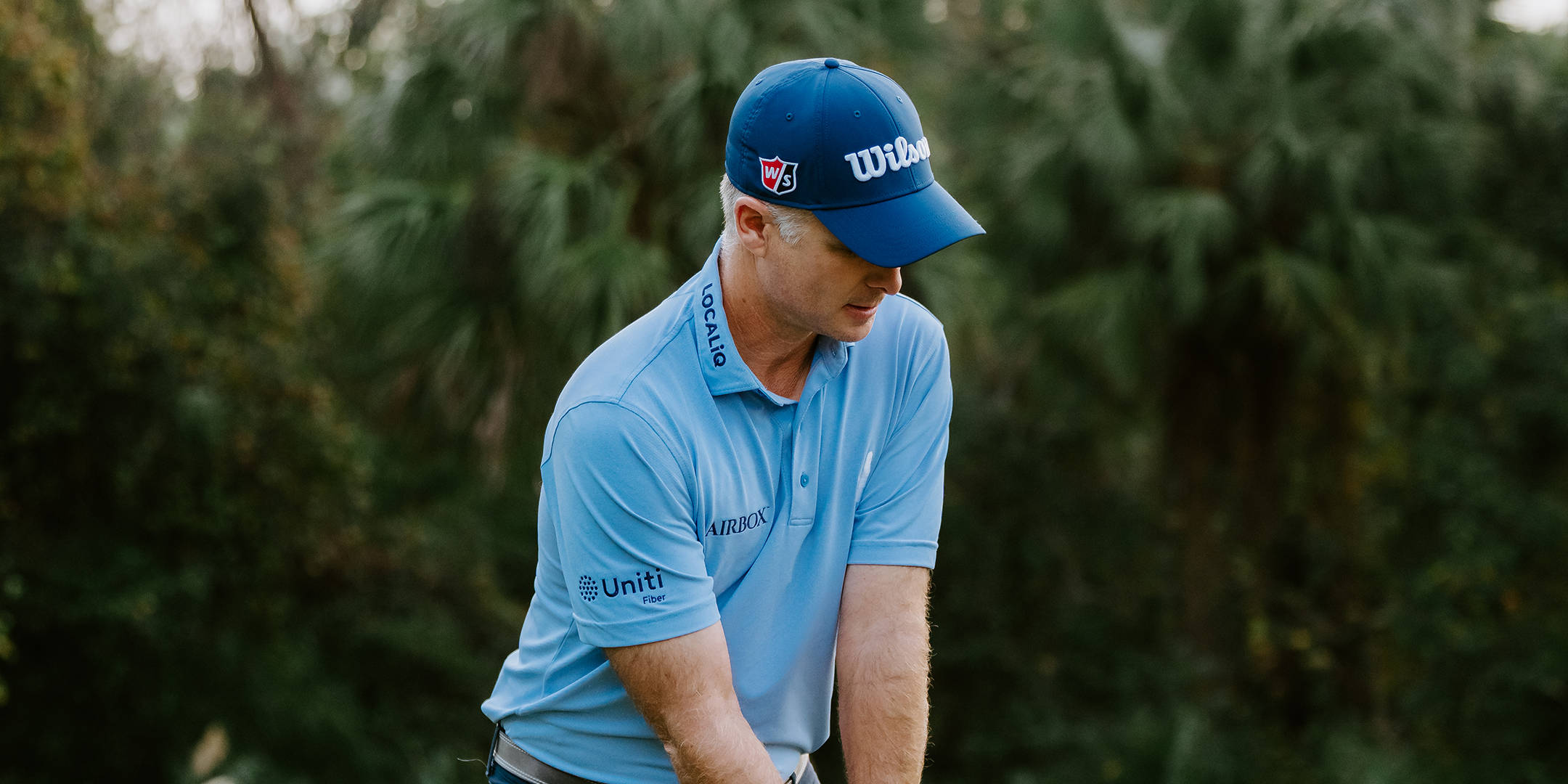 Kevin Streelman, blue Wilson cap, golfer, Full HD Desktop Wallpaper