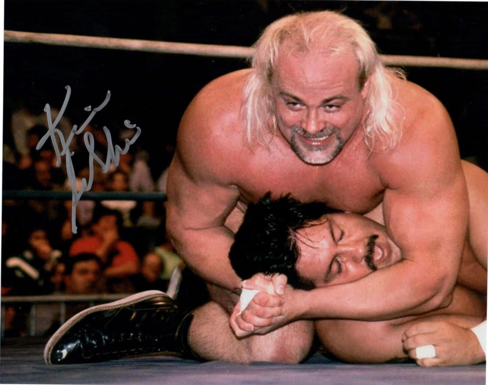 Kevin Sullivan, wrestling head lock, wrestling ring, HD Desktop Wallpaper