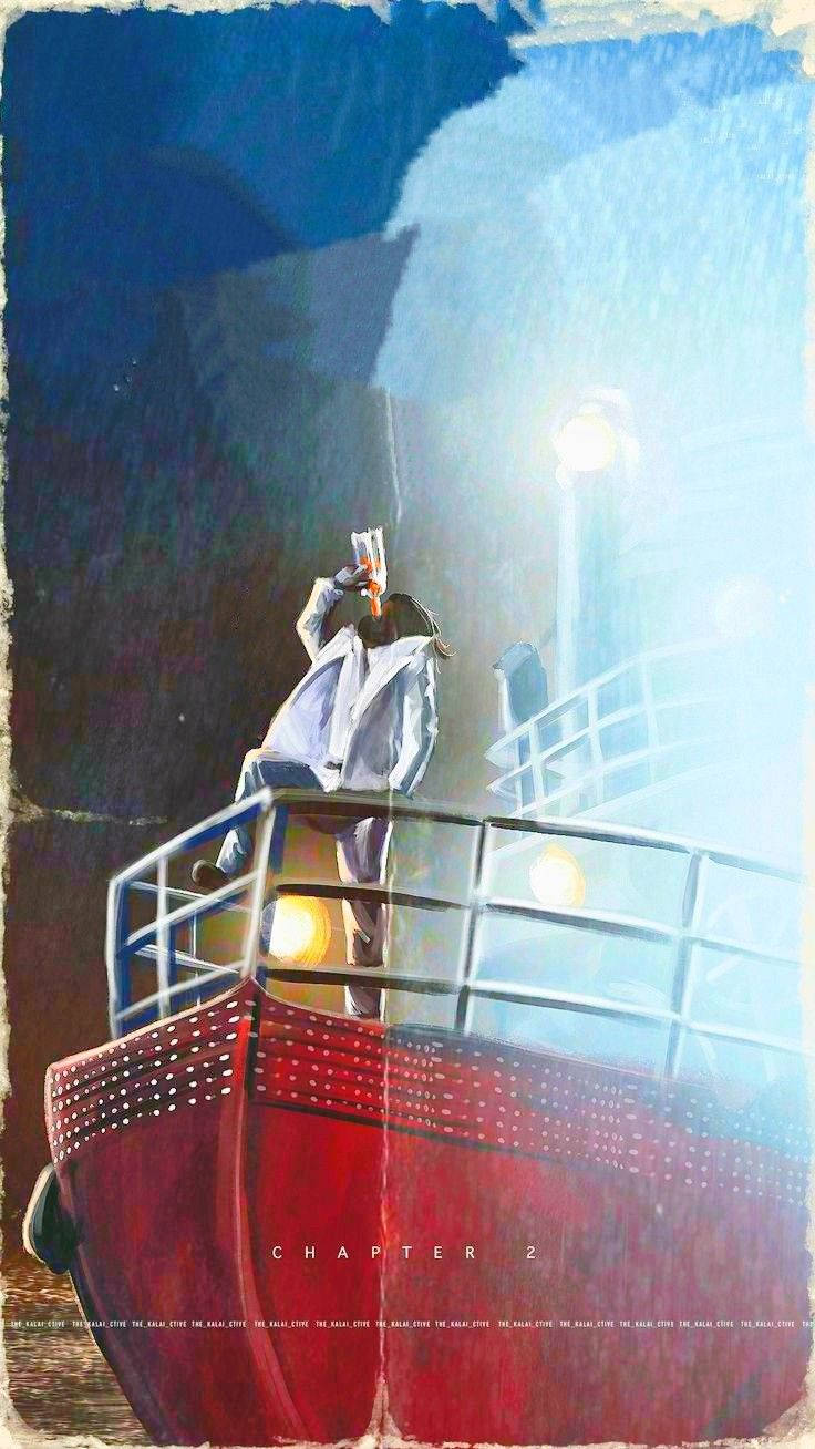 KGF Chapter 2, white coat, red boat, HD Phone Wallpaper