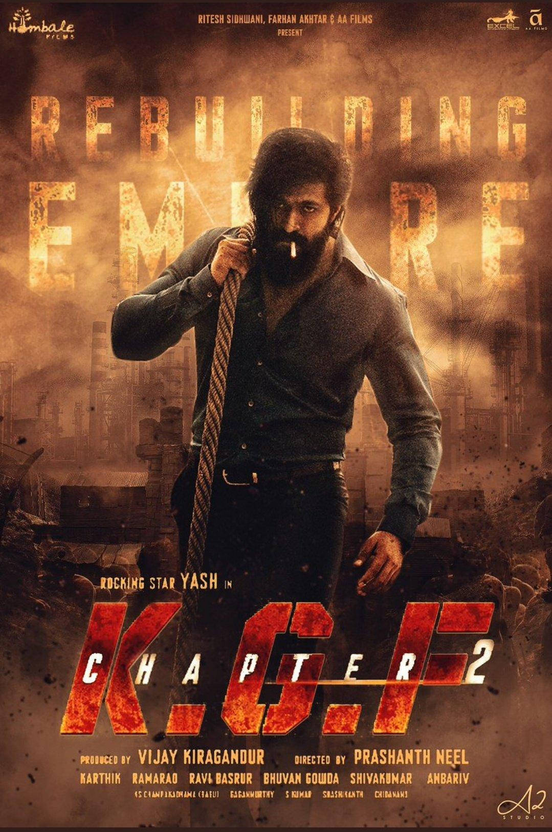 KGF Chapter 2, bearded man, dark shirt, HD Phone Wallpaper