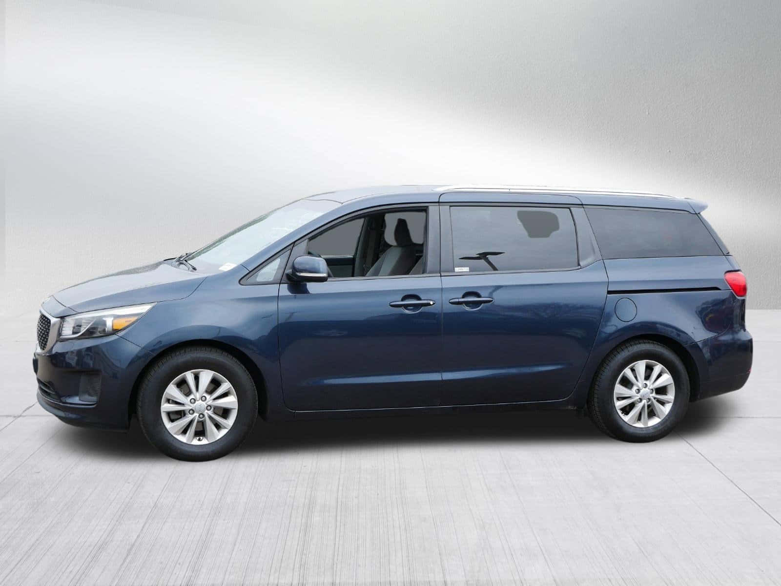 Kia Sedona, blue, minivan, HD Desktop Wallpaper