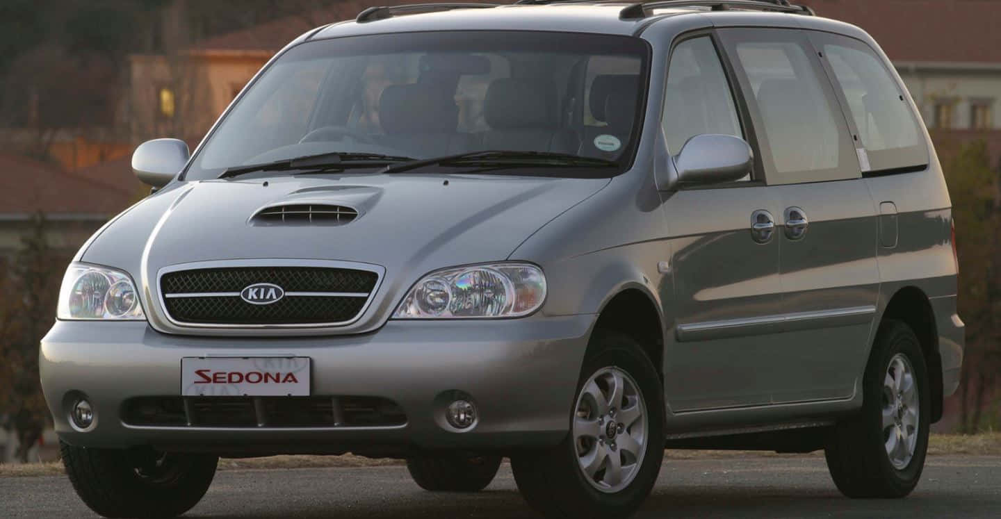 Kia Sedona, silver, minivan, HD Desktop Wallpaper