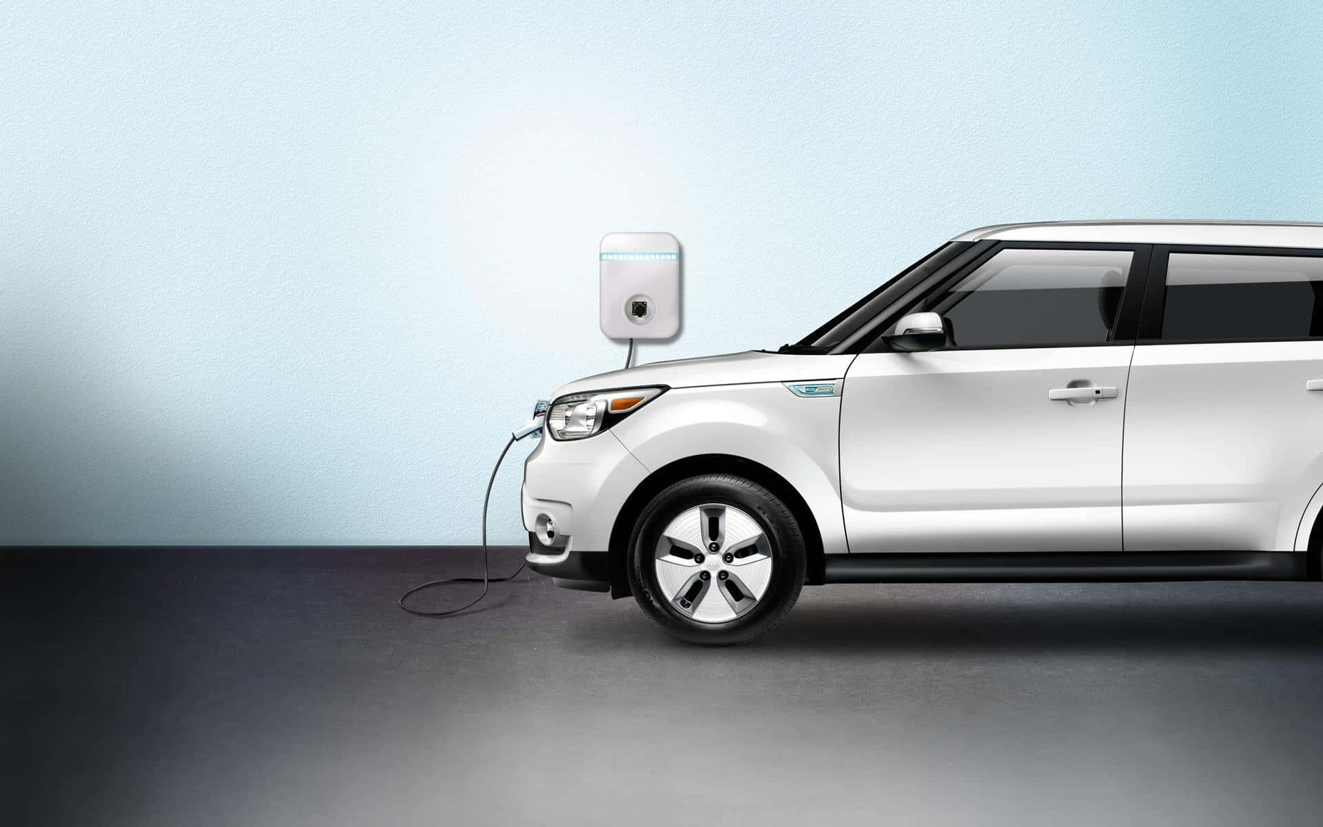 Kia Soul, white, electric SUV, Full HD Desktop Wallpaper