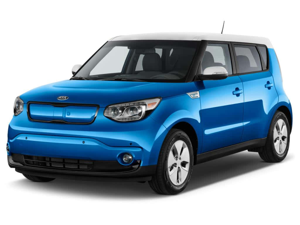 Kia Soul, vibrant blue, white roof, SD Desktop Wallpaper
