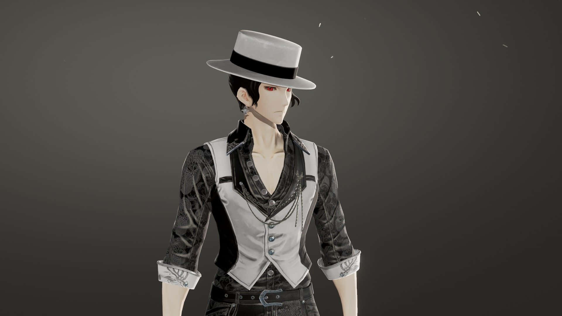 Kibutsuji Muzan, fedora, vest, Full HD Desktop Wallpaper