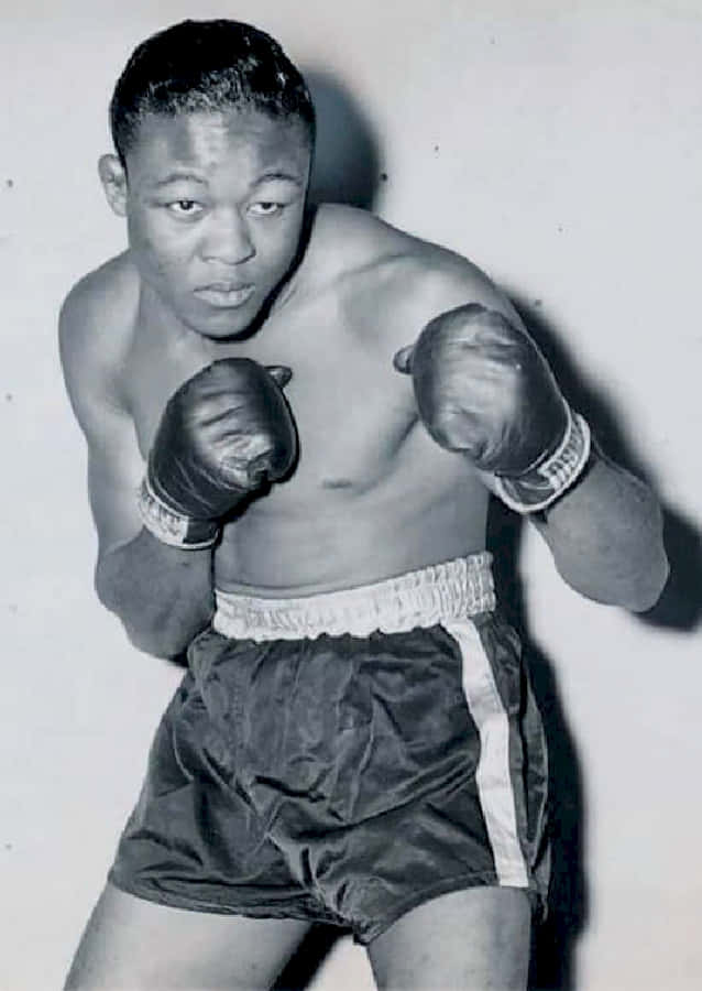 Kid Gavilan, black and white portrait, young boxer, SD Phone Wallpaper
