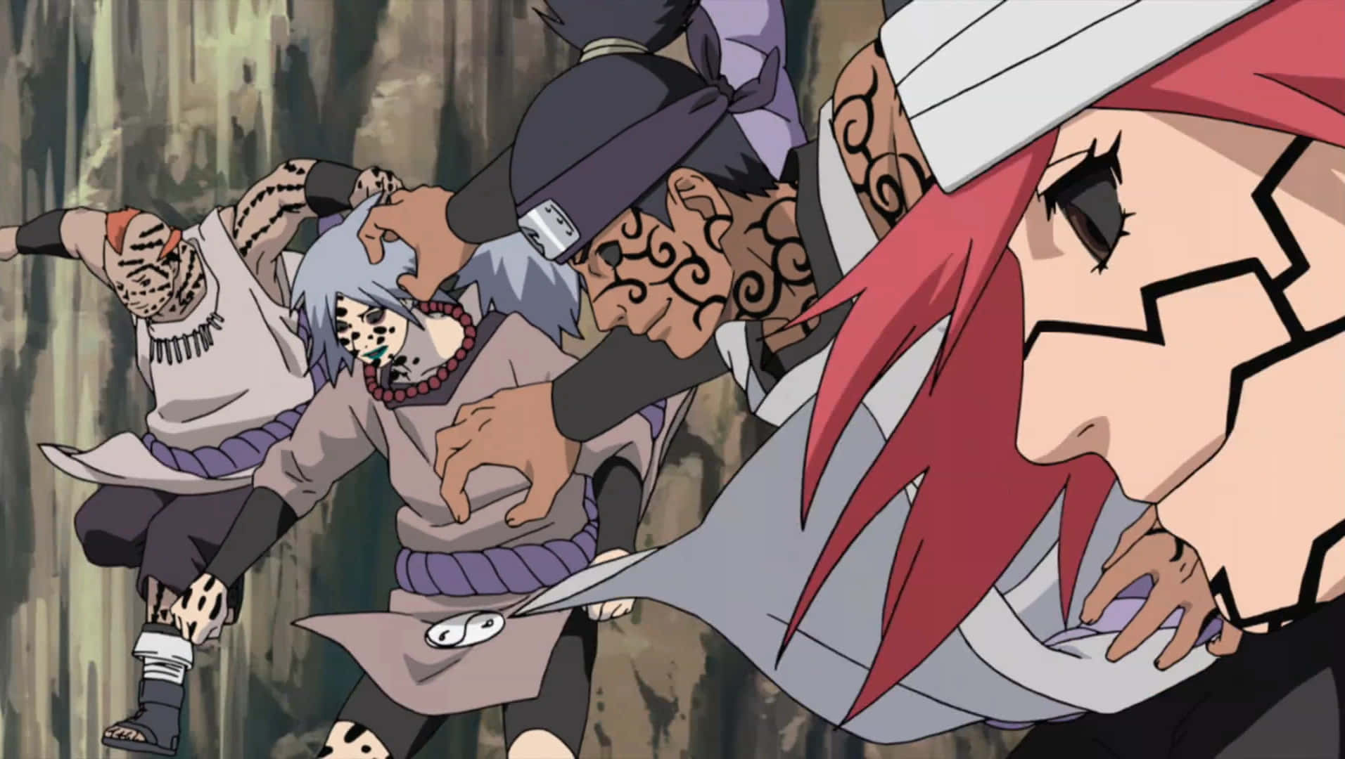 Kidomaru, anime ninja characters, tattoos, HD Desktop Wallpaper