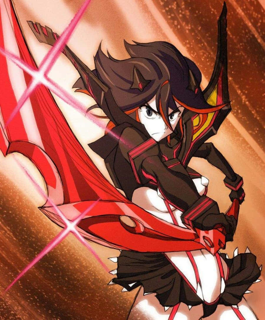Kill La Kill, Senketsu, red armor, SD Phone Wallpaper