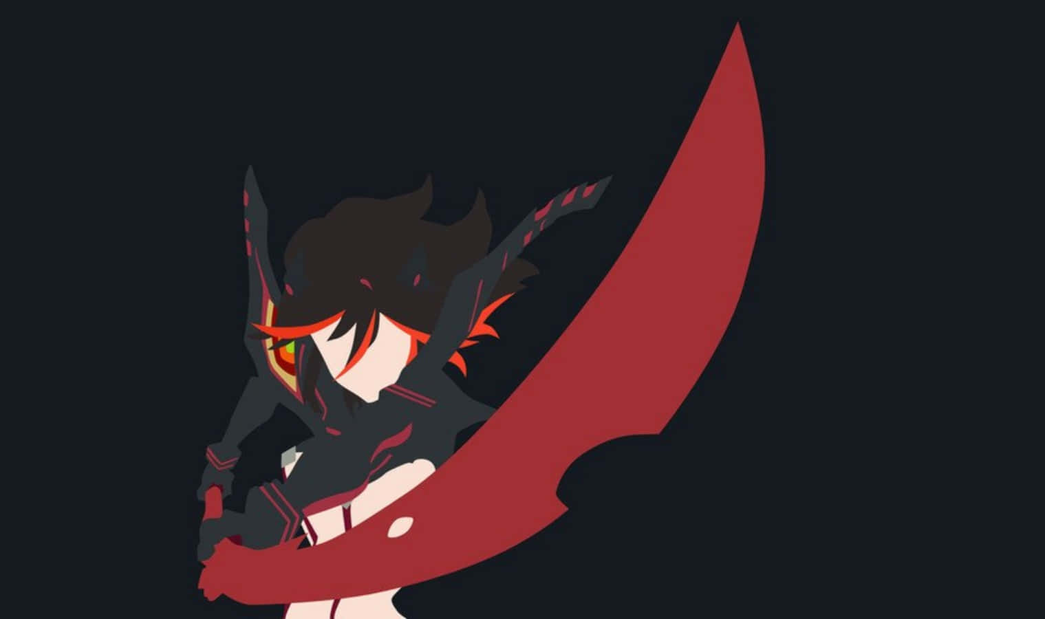 Kill La Kill, Senketsu, red accents, HD Desktop Wallpaper
