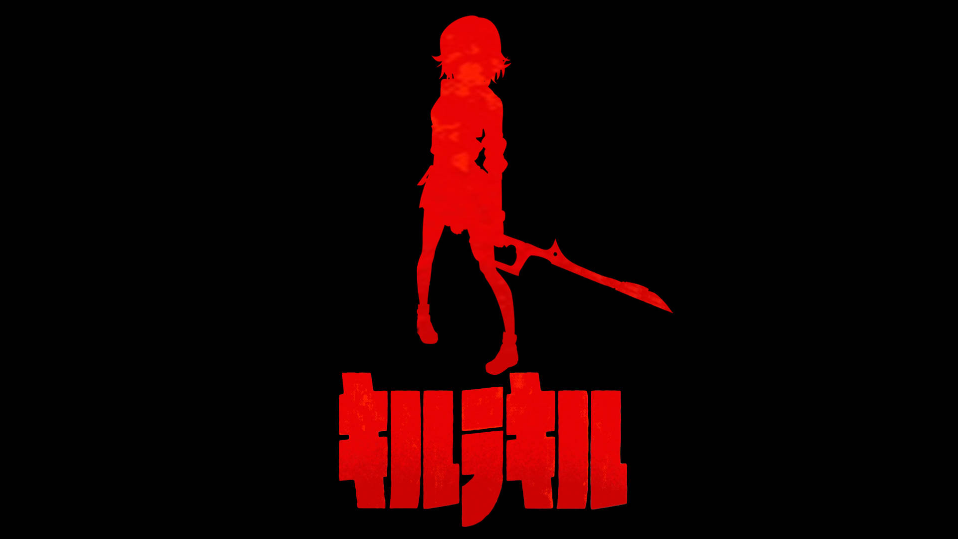 Kill La Kill, red, black, Full HD Desktop Wallpaper