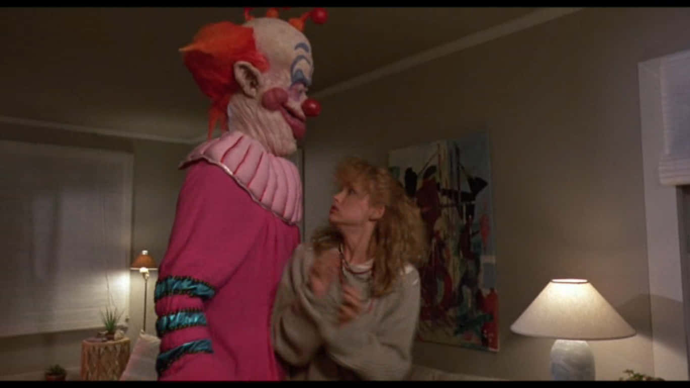 Killer Klowns from Outer Space, clown, living room, HD Desktop Wallpaper