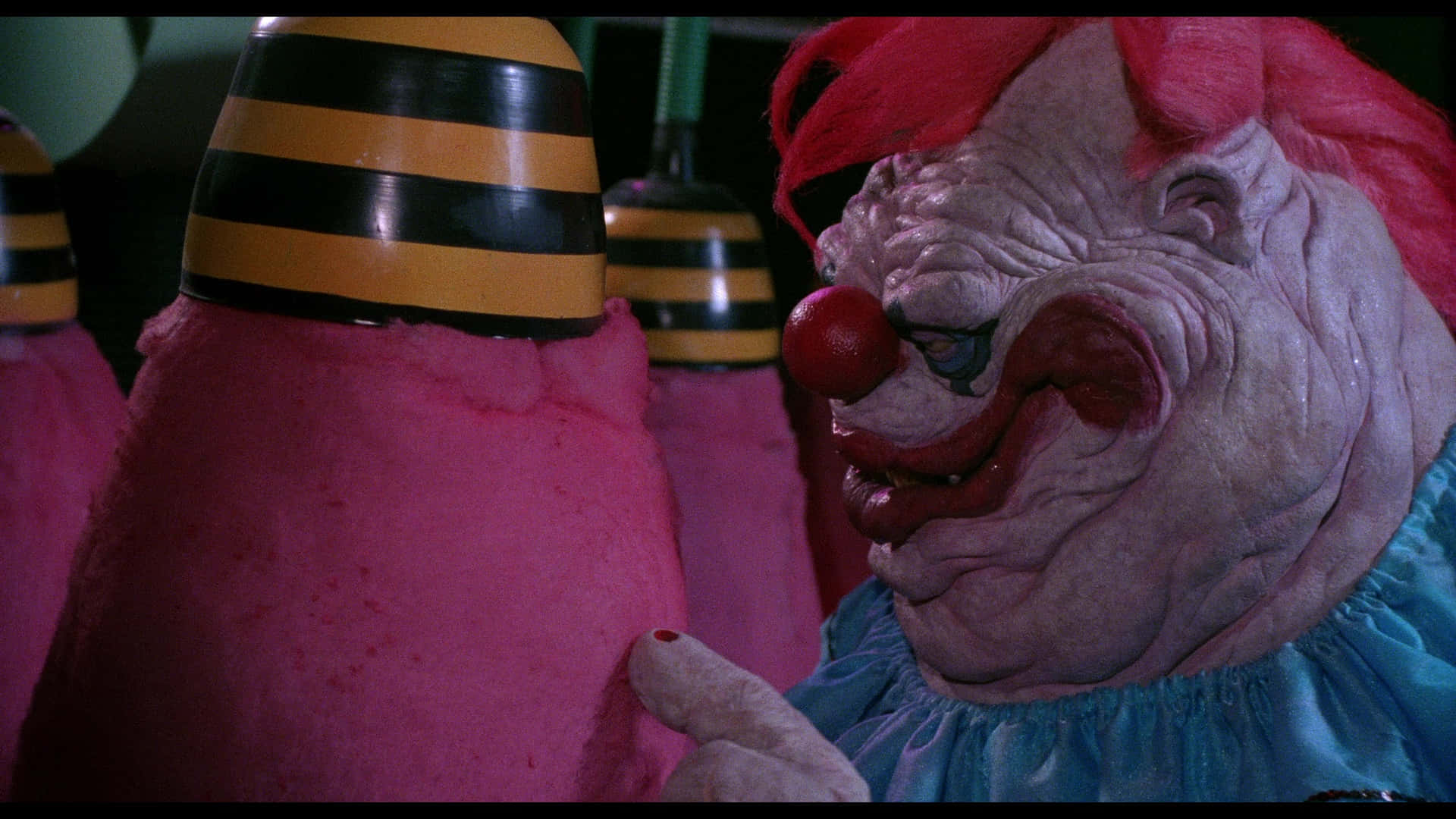 Killer Klowns From Outer Space, red hair, red nose, Full HD Desktop Wallpaper