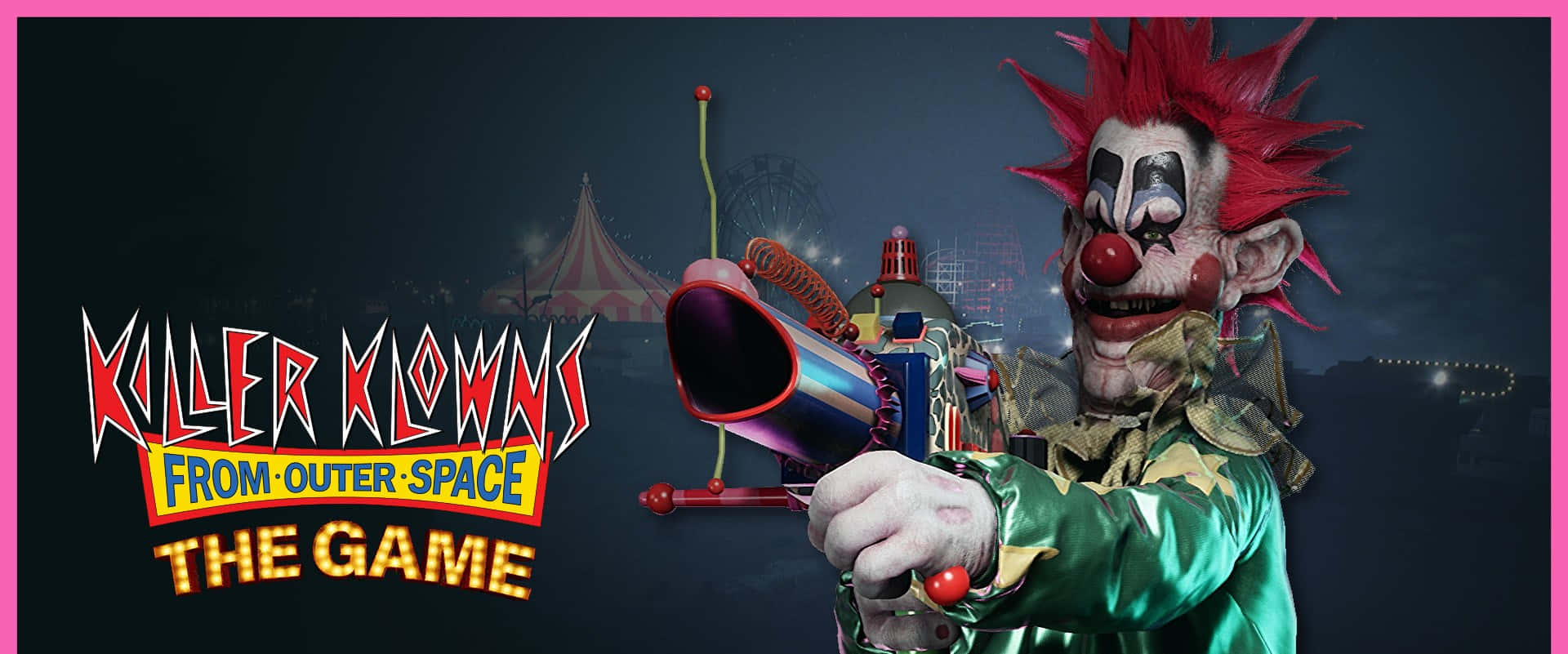Killer Klowns from Outer Space, red hair, green jacket, Full HD Desktop Wallpaper