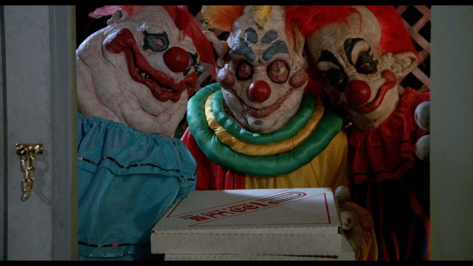 Killer Klowns from Outer Space, clowns, smeared makeup, Full HD Desktop Wallpaper