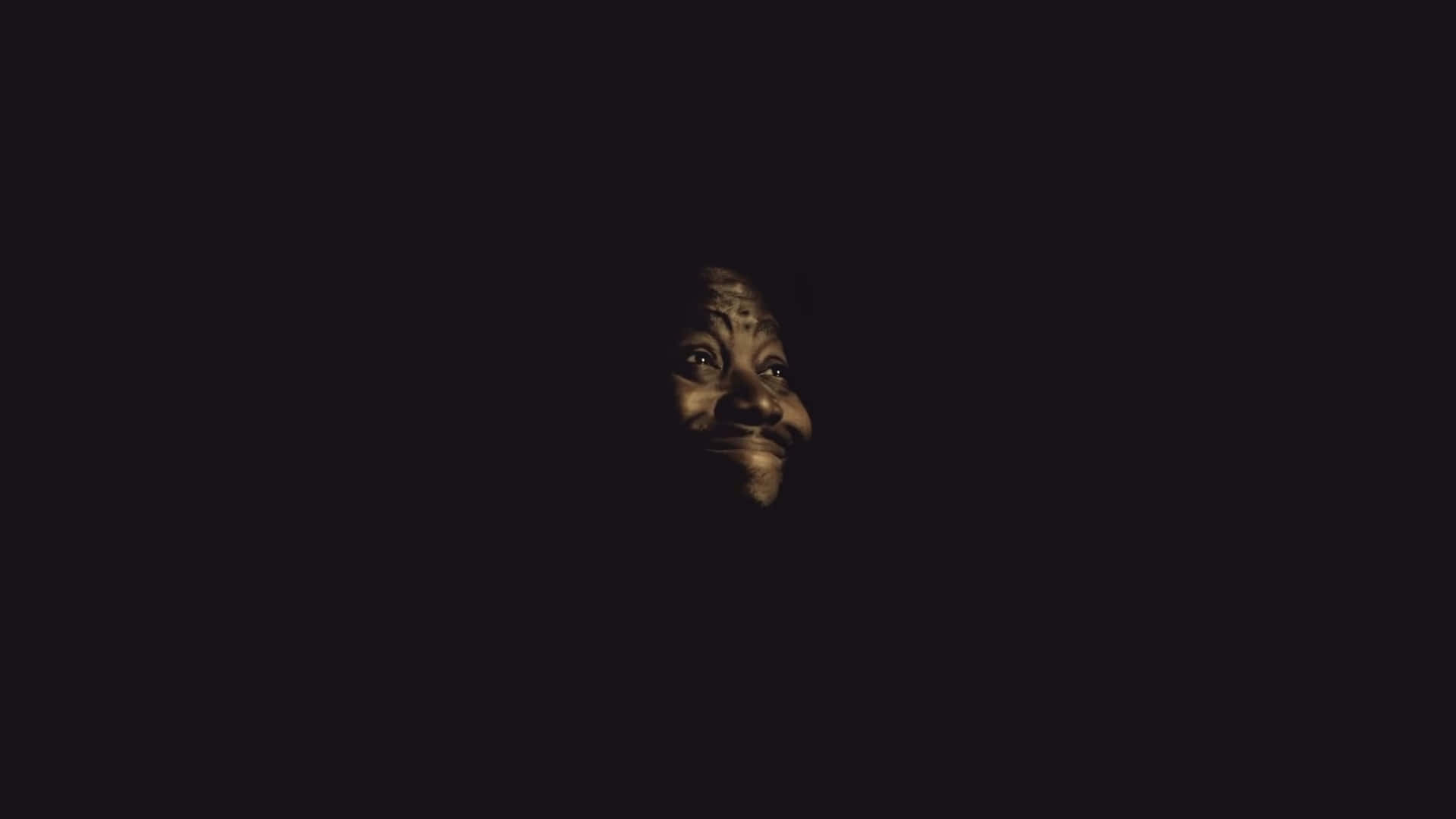 Killer Mike, dark room, warm spotlight, Full HD Desktop Wallpaper