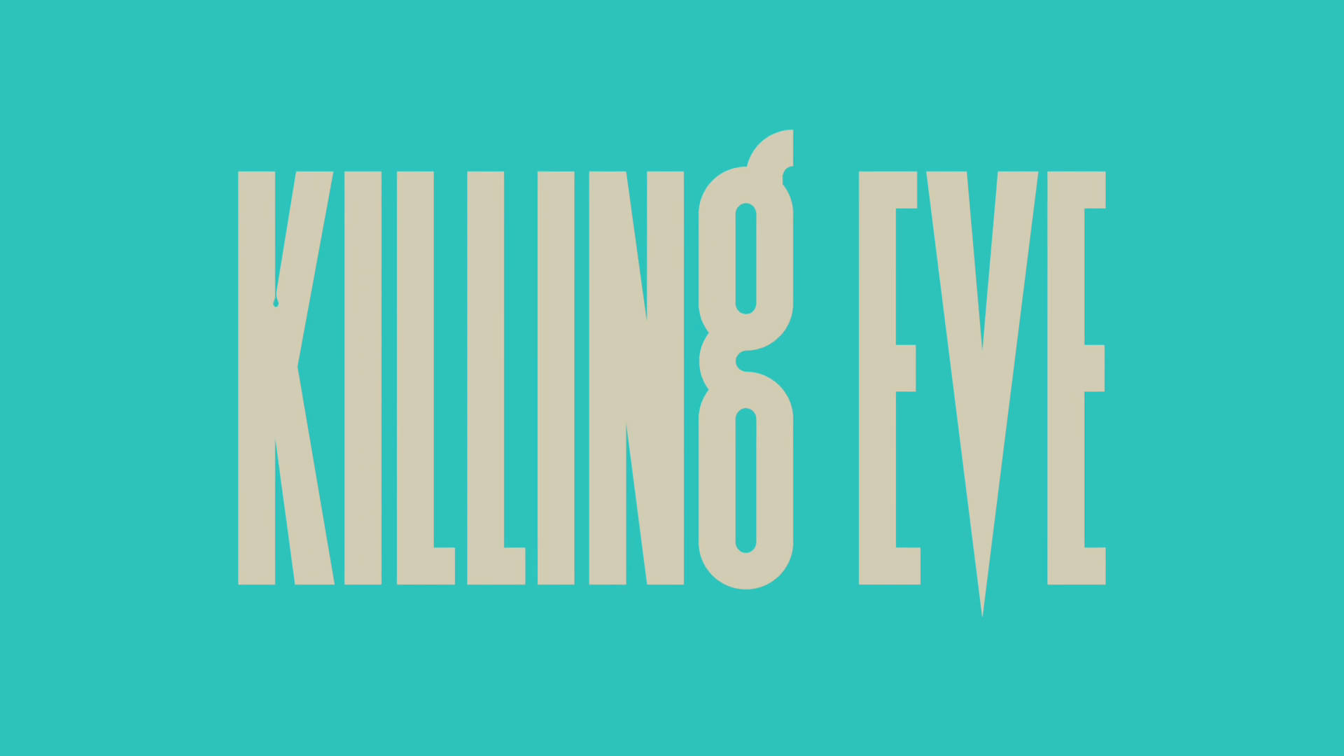 Killing Eve, turquoise, beige, Full HD Desktop Wallpaper