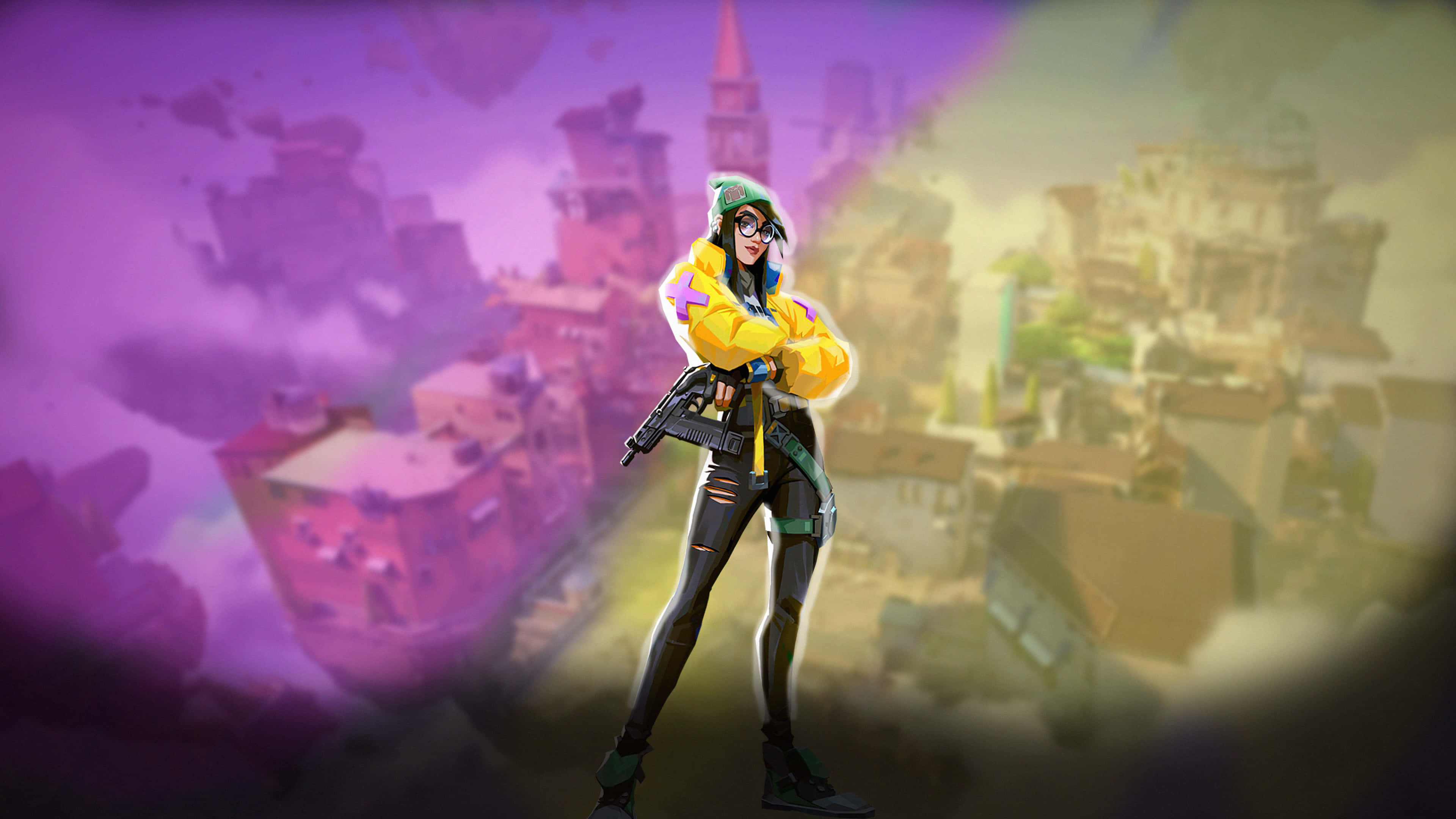 Killjoy, Valorant, yellow jacket, 4K Desktop Wallpaper