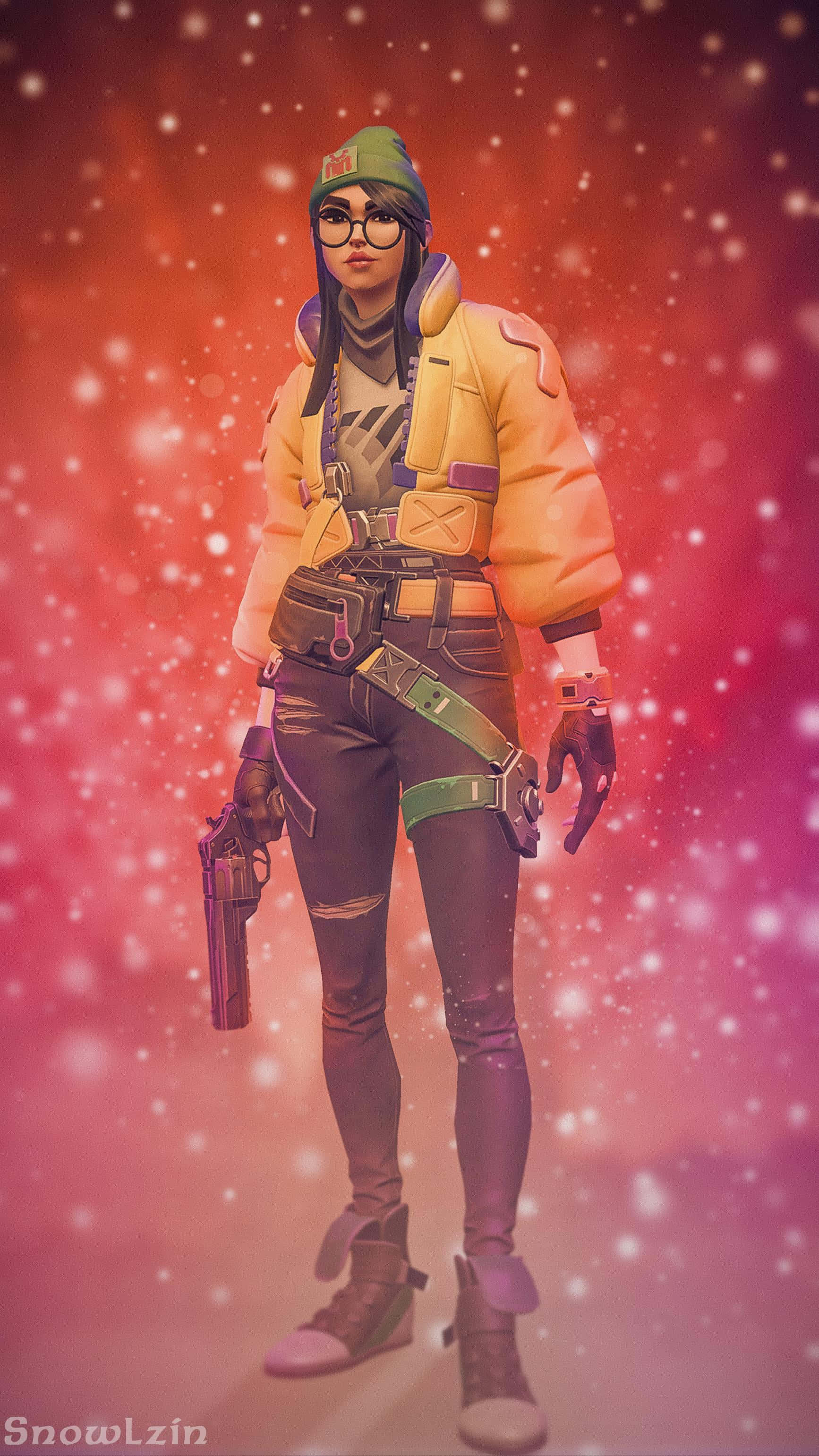 Killjoy, Valorant, yellow jacket, 2K Phone Wallpaper